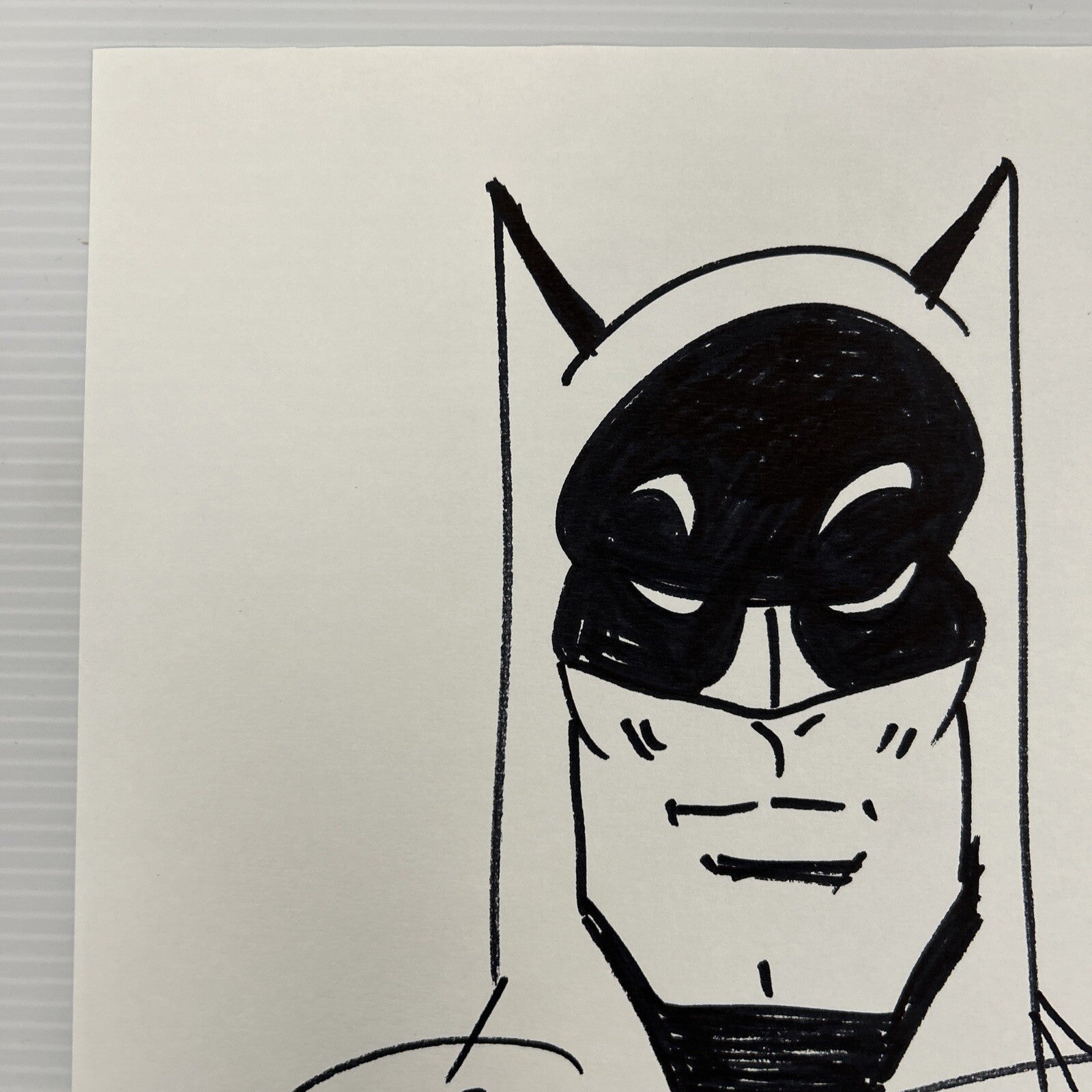 Bob Kane Hand Drawn Original Batman Sketch Art Signed with COA 21x29cm13
