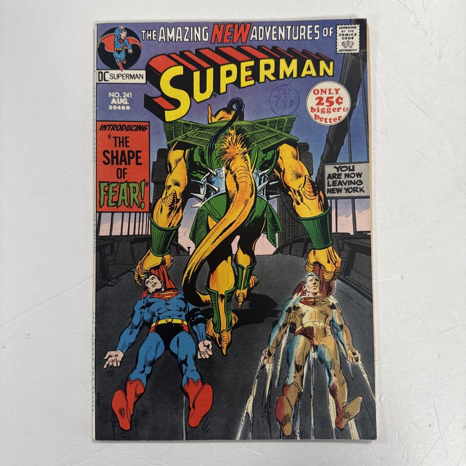 Superman #241 1971 VF Pence Stamp0