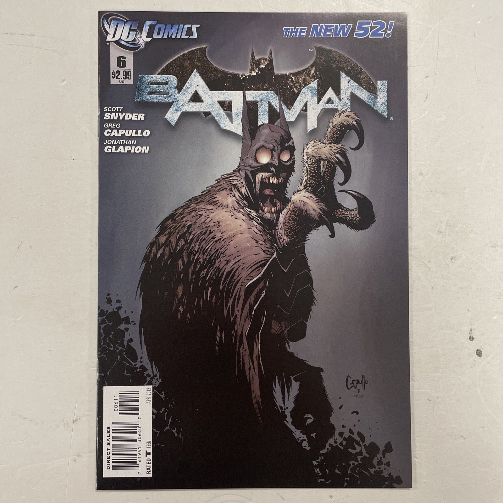 Batman #6 2012 NM 1st Court of Owls First Print0