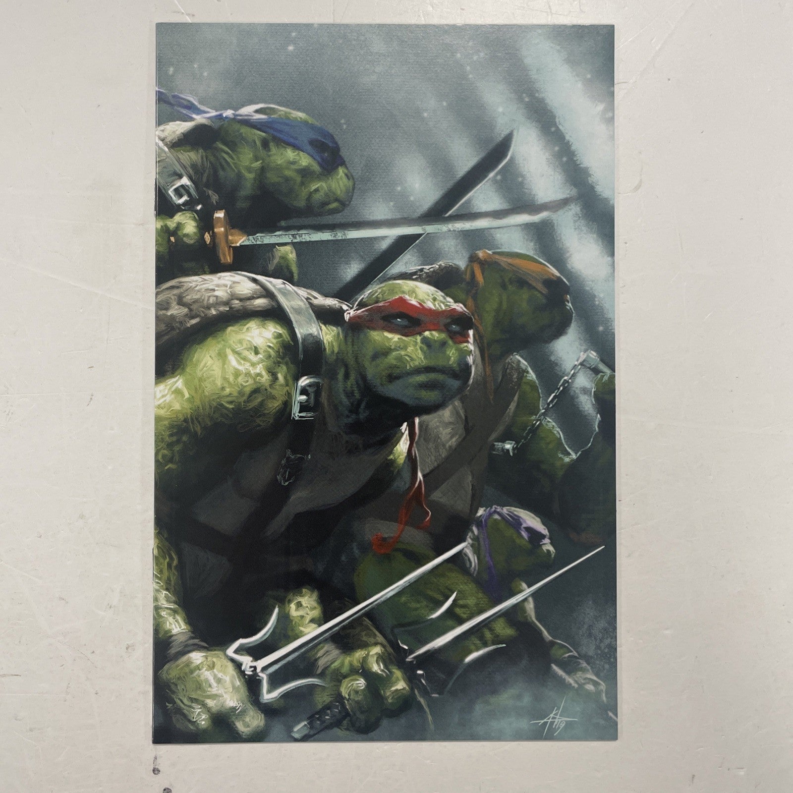 Teenage Mutant Ninja Turtles #98 2019 VF/NM RE Cover & Virgin Variant Dell'Otto5