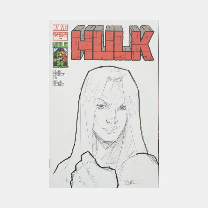 Hulk #50 Betty Ross Original Sketch Cover Variant by Andres Manuel Labrada NM