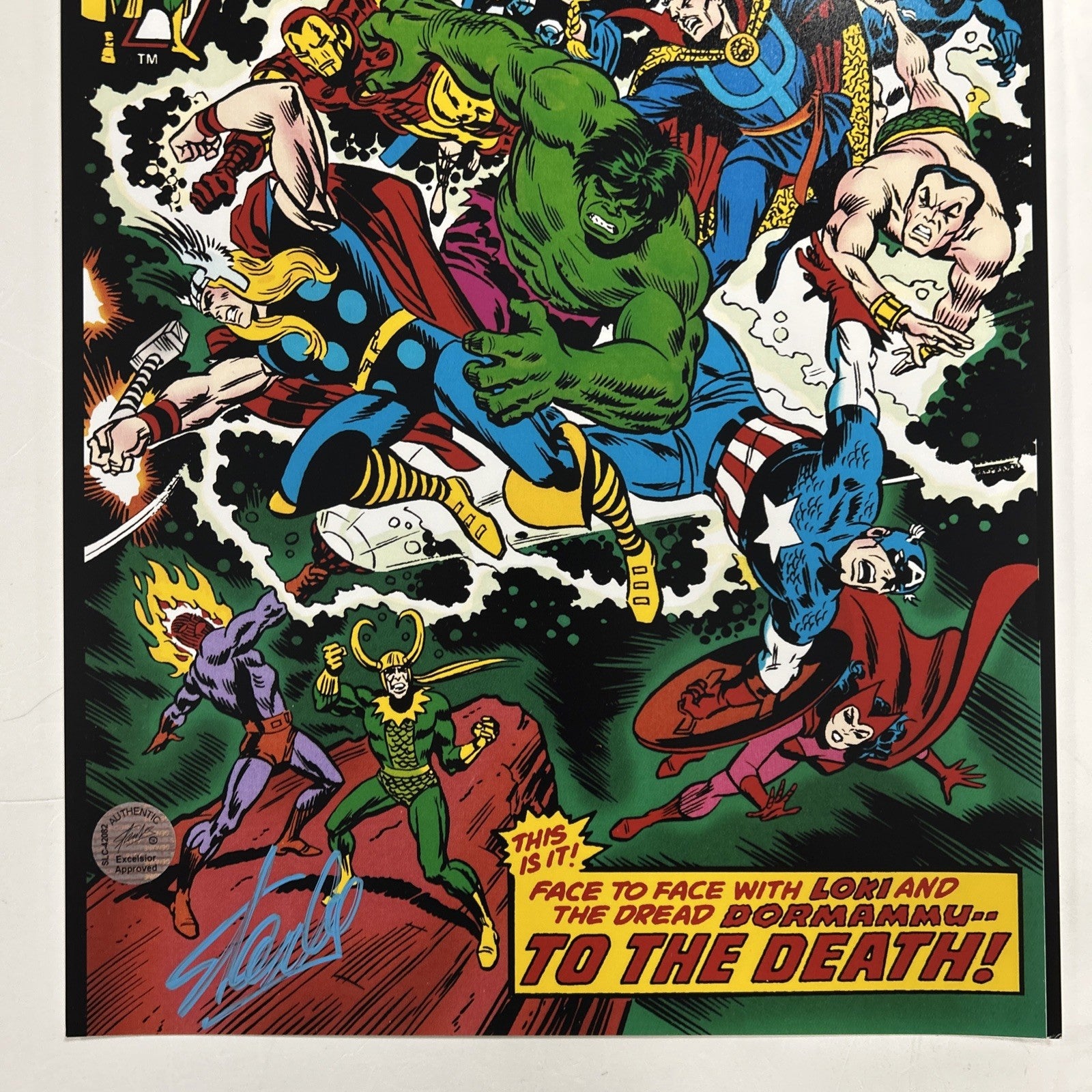 The Avengers #118 Giclée Repro Cover Print Signed by Stan Lee (Excelsior)2