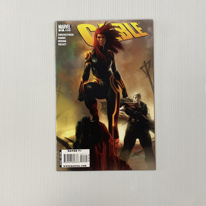 Cable #21 2010 VF/NM First 1st Appearance of Hope Summers as an Adult0