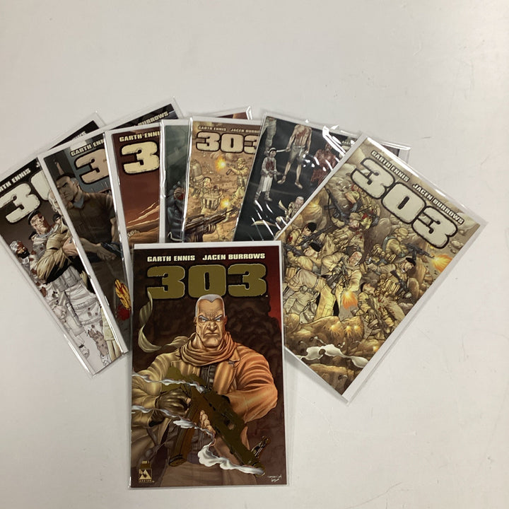 303 #1-6 2004 NM inc. #1 Gold Variant & Preview Avatar Complete Set0