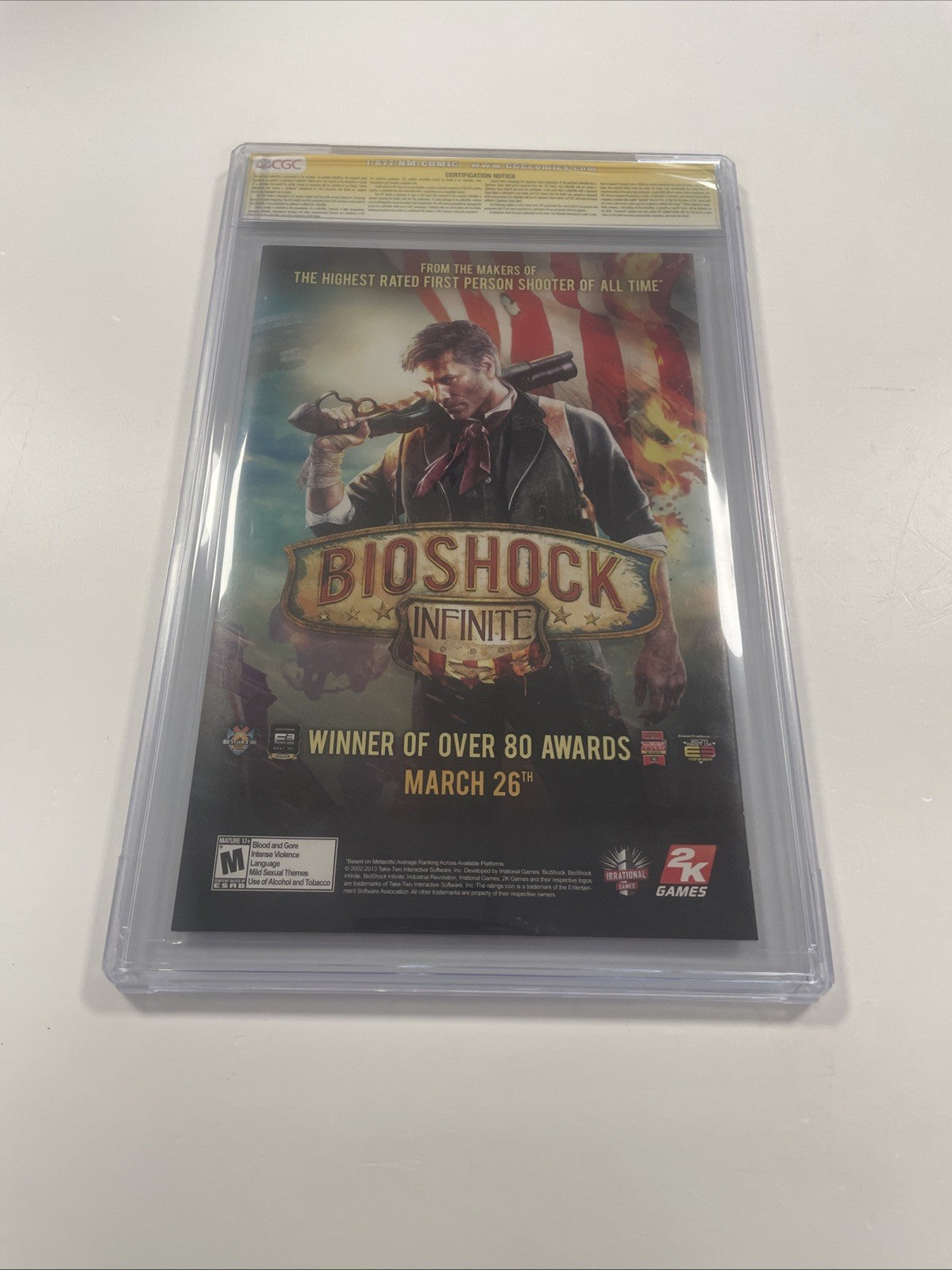 Guardians Of The Galaxy #1 2013 CGC 9.8 Signature Series Brian Michael Bendis4