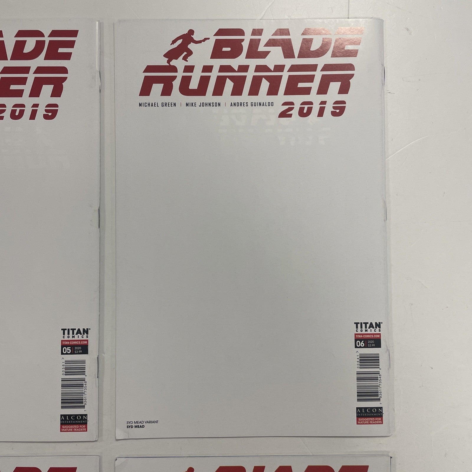 Blade Runner 2019 #5, #6, #7, #8 Syd Mead NYCC Virgin Variant set8
