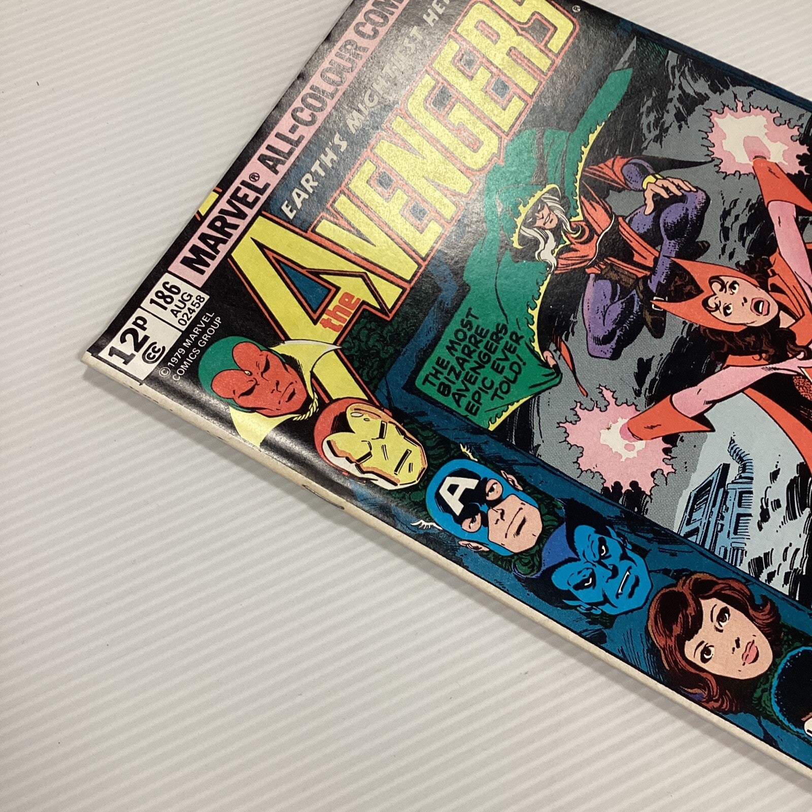 Avengers #186 1979 FN 1st Appearance Magda Pence Copy4