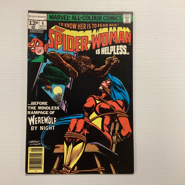 Spider Woman #6 1978 FN/VF Pence Copy0