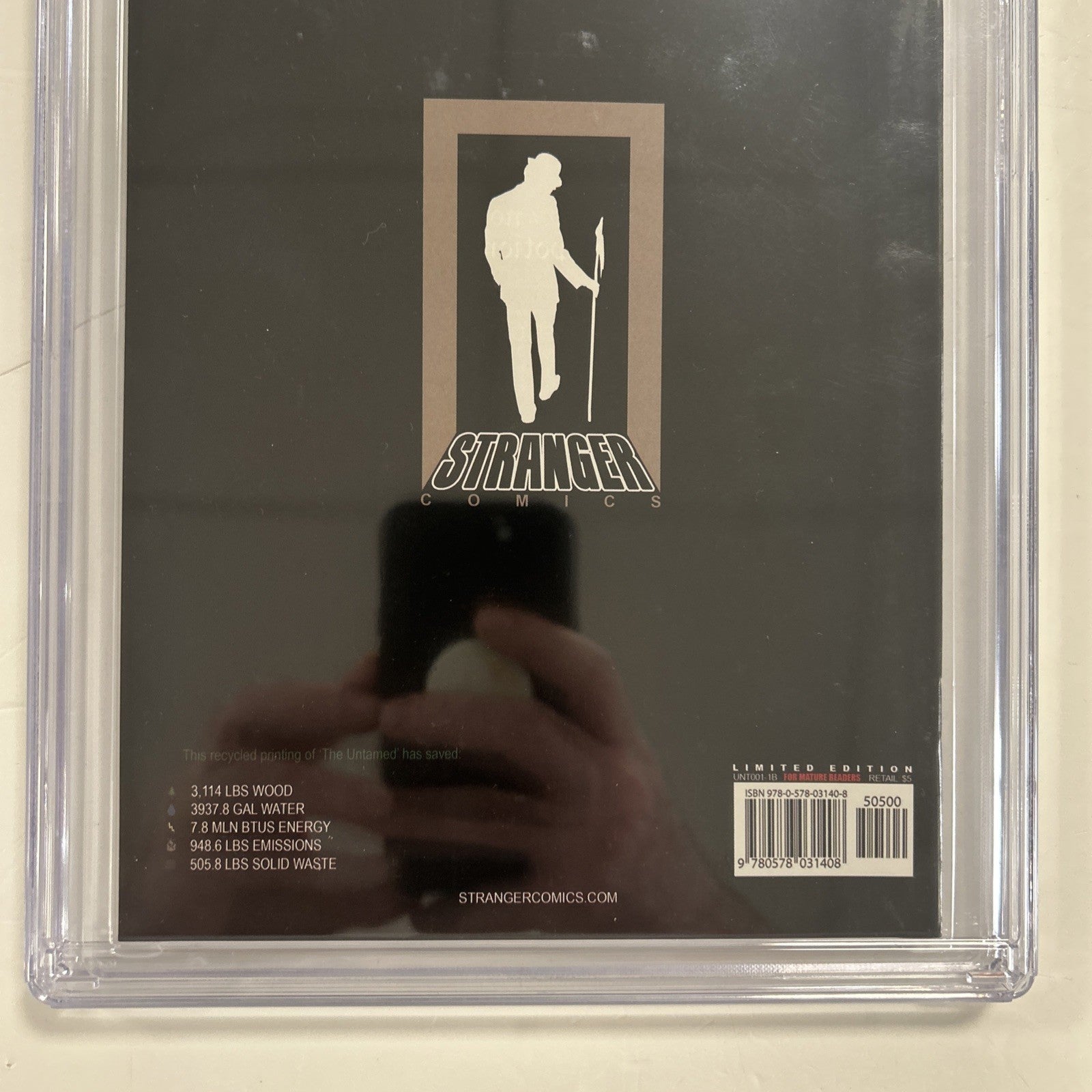 The Untamed: A Sinner's Prayer #1 2009 CGC 8.5 1:10 Variant Stranger Comics10