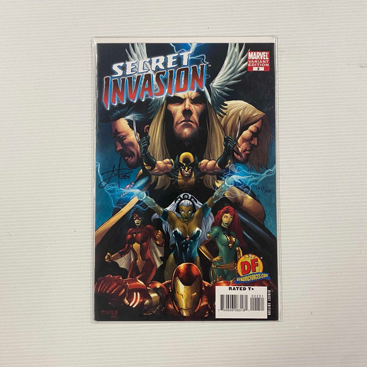 Secret Invasion #2 2008 VF/NM Signed by Mel Rubi Dynamic Forces CoA 197/400 (1)