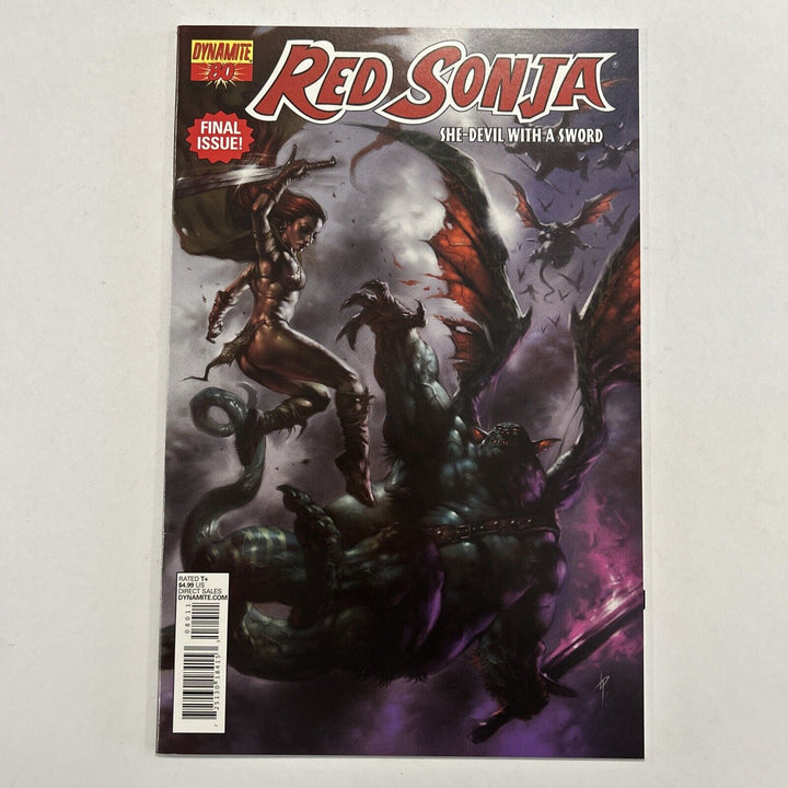 Red Sonja #80 2013 VF+ Final Issue Lucio Parrillo Cover