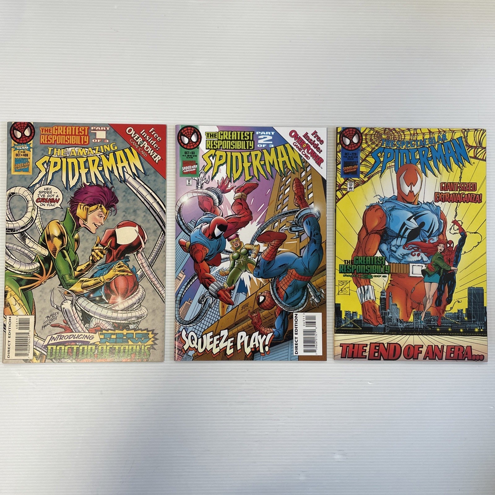 Spider-Man: The Greatest Responsibility #1-3 1995 Complete Set VF/NM  inc. Over0