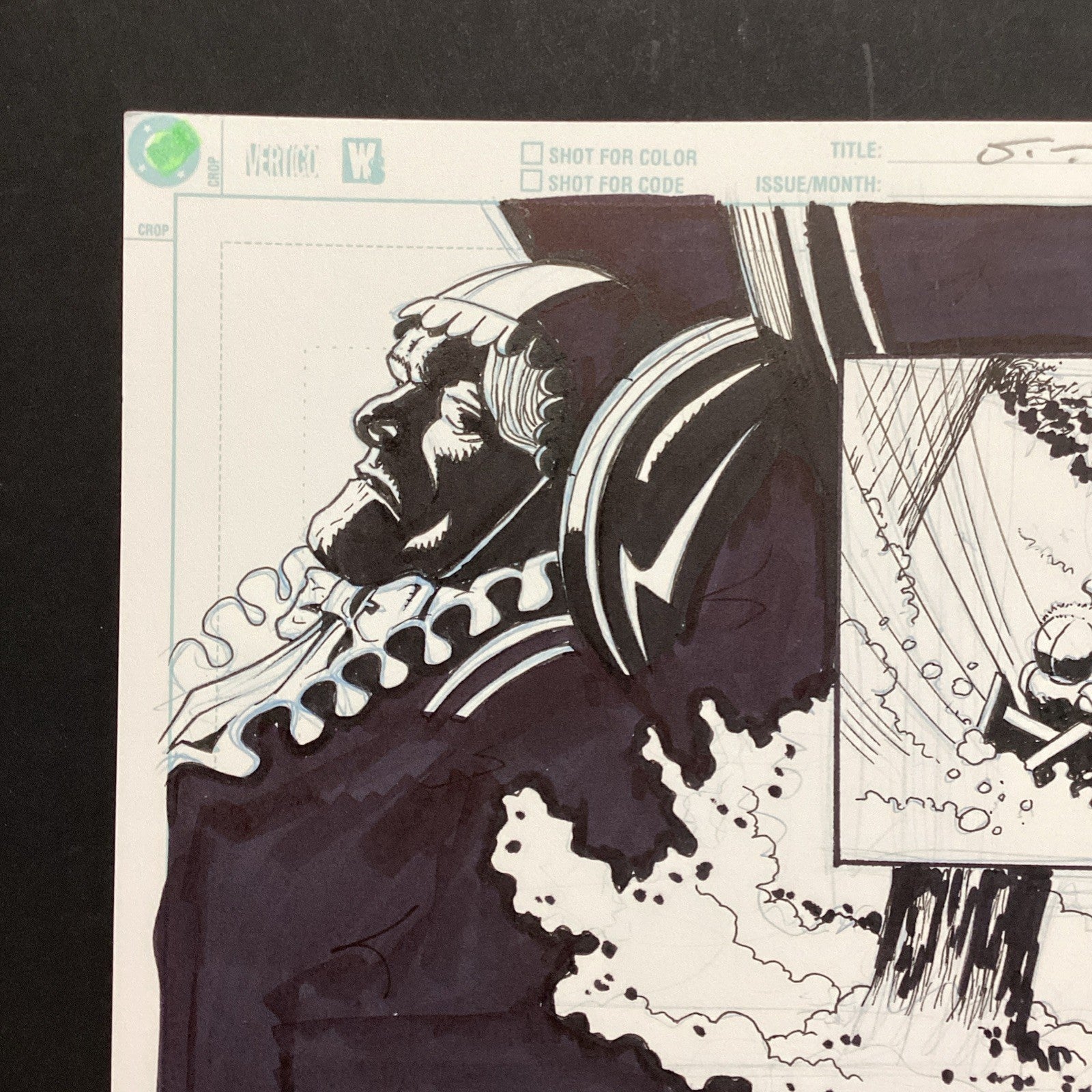 Original Artwork for Judge Dredd Otto Sump Page 8 By John Higgins3
