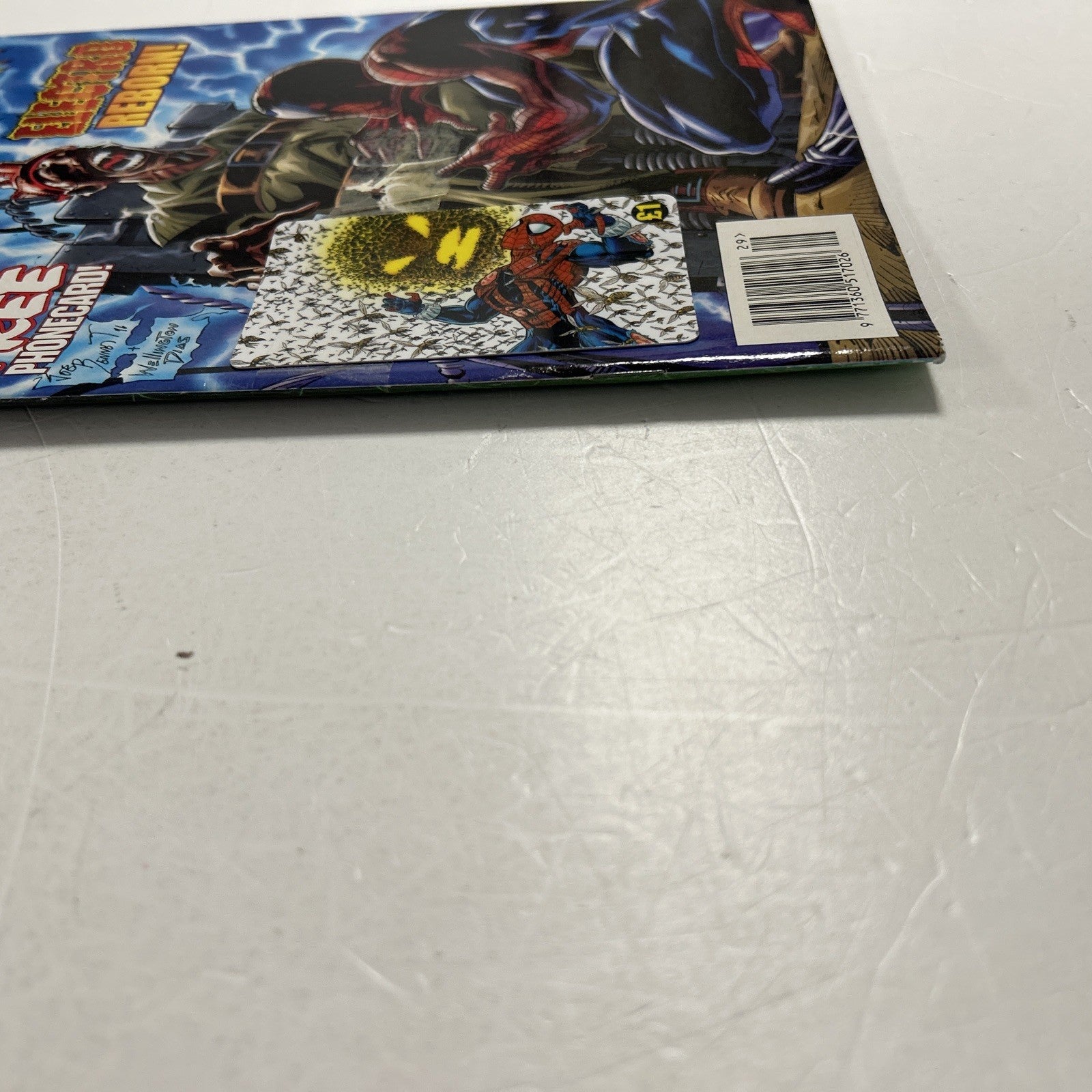 Astonishing Spider-Man #62 2000 VF- UK Marvel Panini Inc. Free Phone Card4