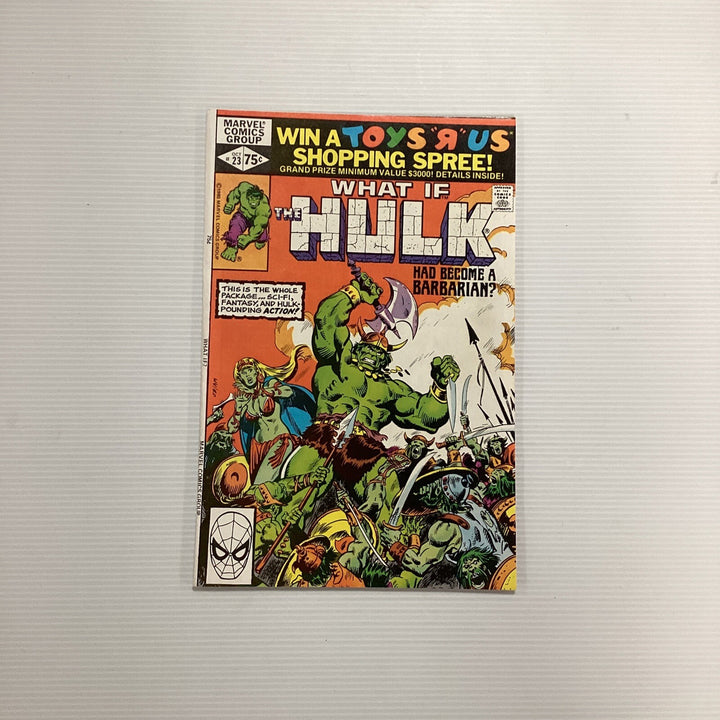 What If? #23 1980 VF Hulk Had Become A Barbarian0