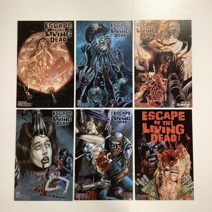 Escape Of The Living Dead #1-5 FearBook & Annual 2005 VF/NM Gore Variants0