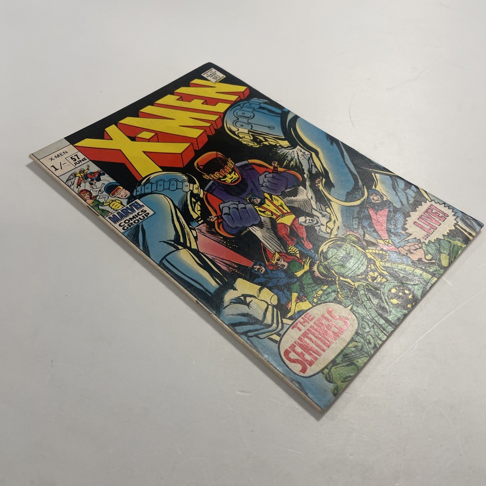 X-Men #57 1969 VG/FN Pence Copy **Centre page detached3