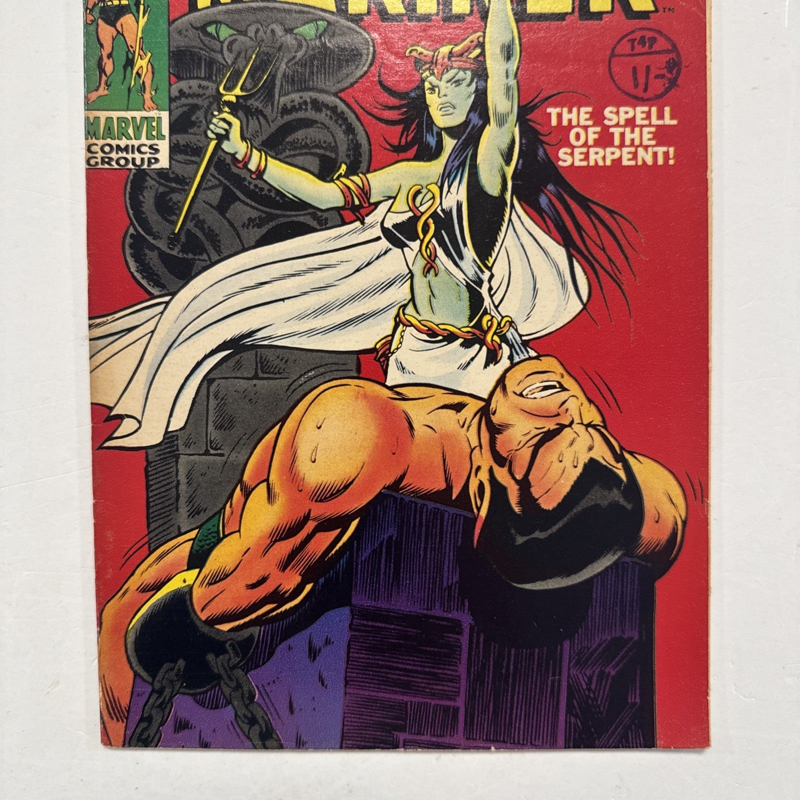 Sub-Mariner #9  VG+ 1968 VG+ 1st Appearance Naga & Serpent Crown Pence Stamp2