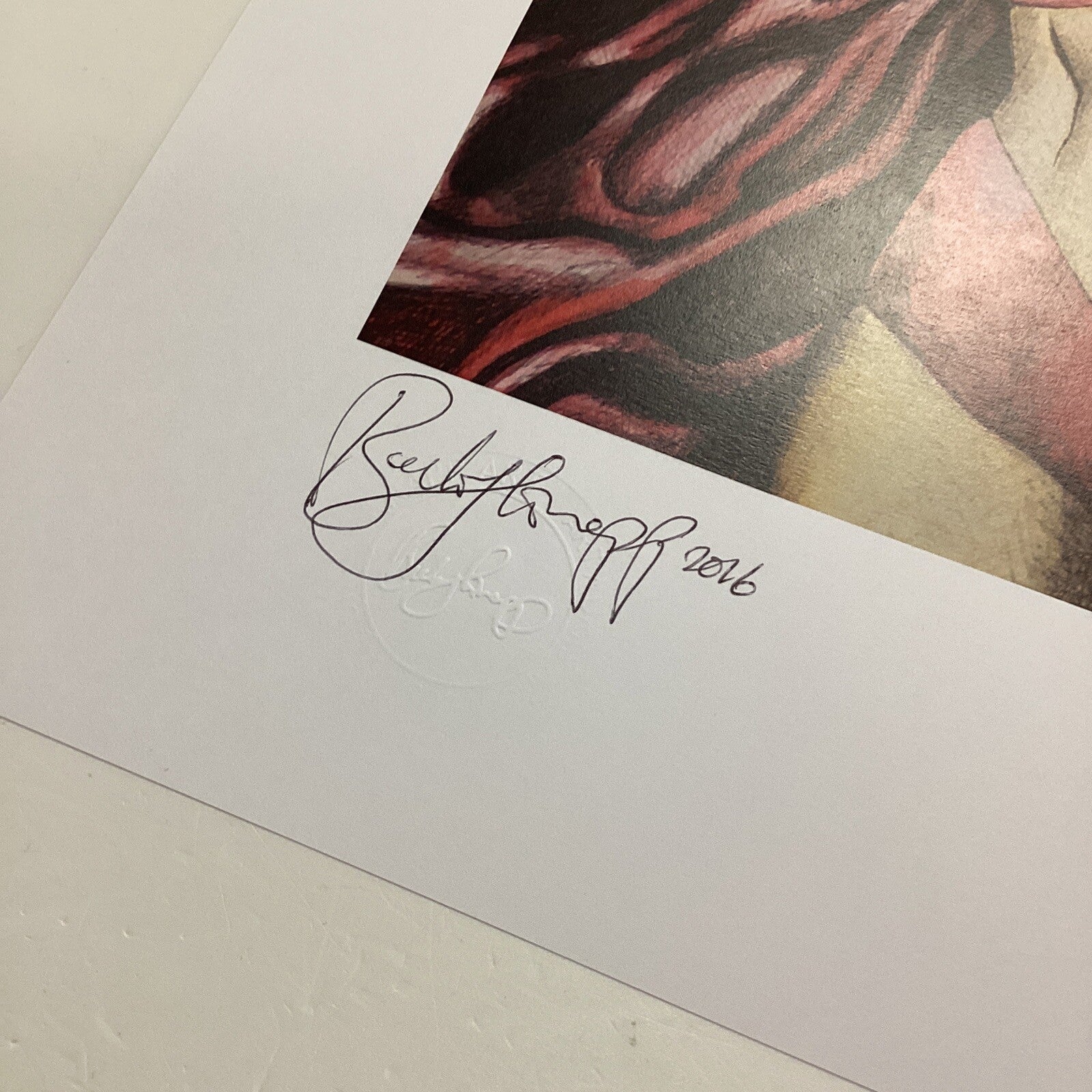 Scarlet Witch Signed Art Print by Becky Knapp11