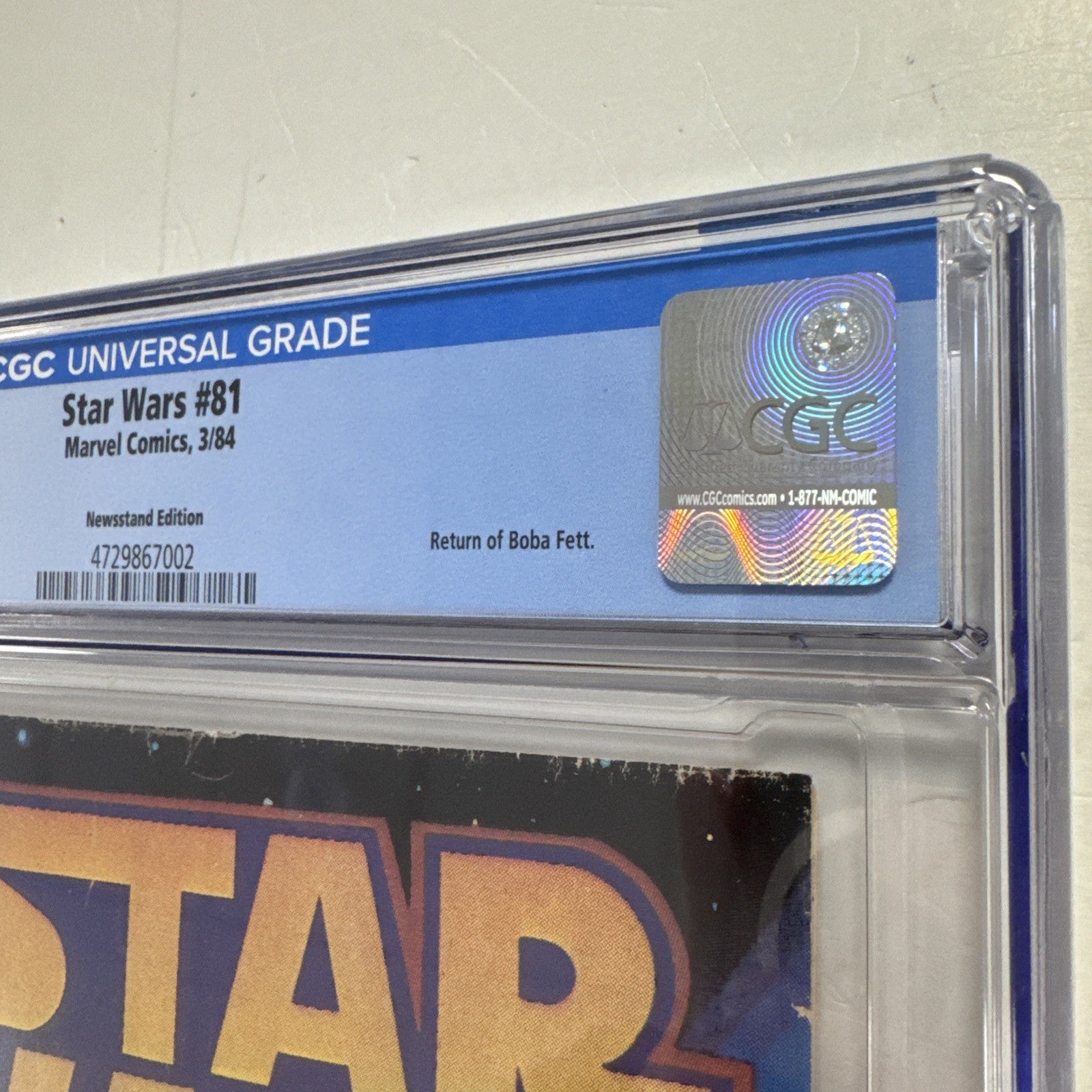 Star Wars #81 1984 CGC 6.5 Off-White to White Newsstand Boba Fett Returns7