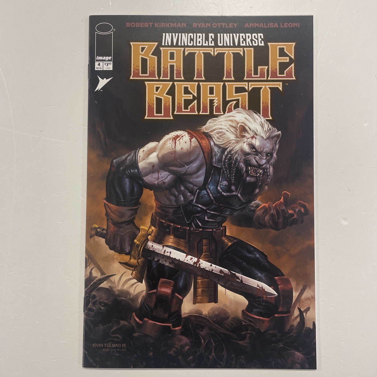 Invincible Universe Battle Beast #4 2025 NM Kevin Tolibao Whatnot Exclusive0