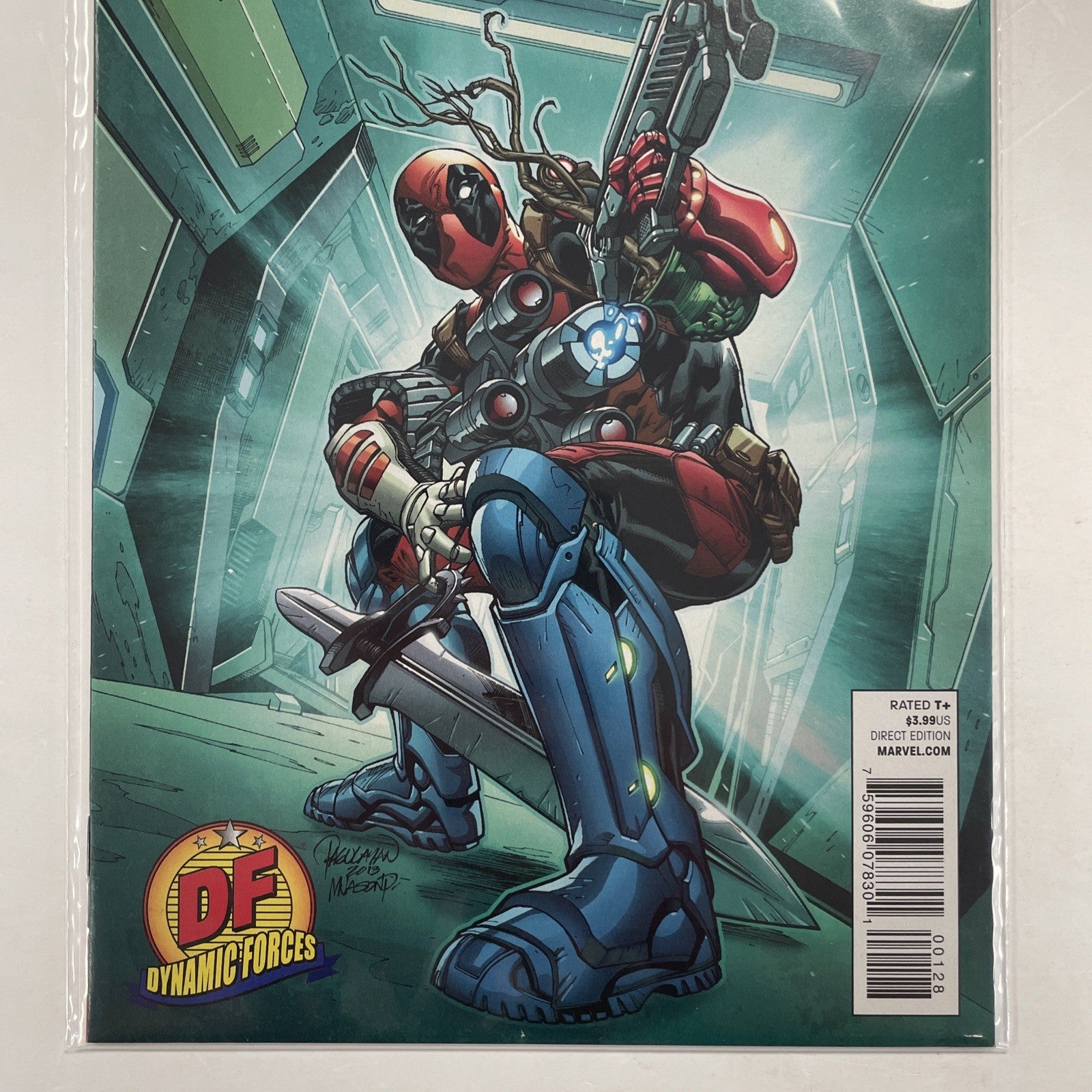 Guardians Of The Galaxy #1 2013 NM Dynamic Forces Deadpool Variant DF CoA2