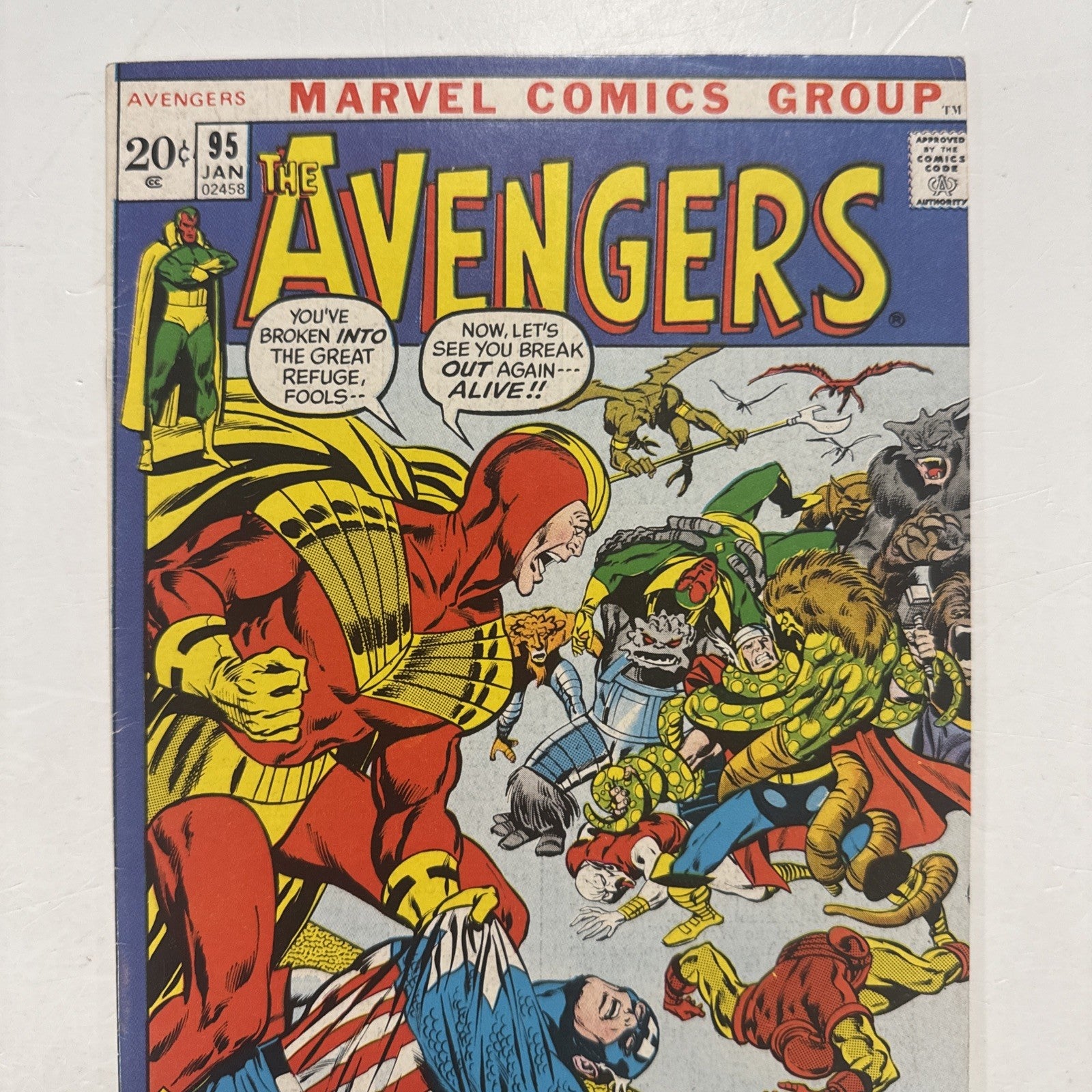 Avengers #95 1972 FN-1