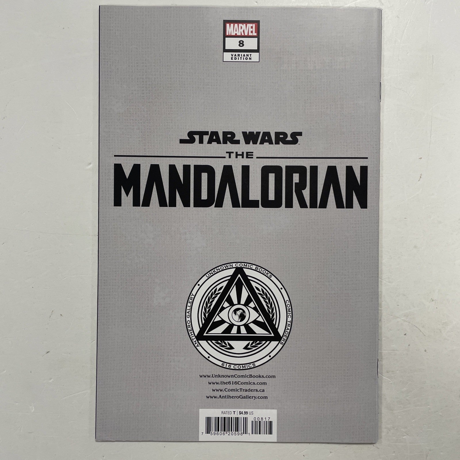 Star Wars: The Mandalorian #8 2023 NM Signed By David Nakayama Variant5