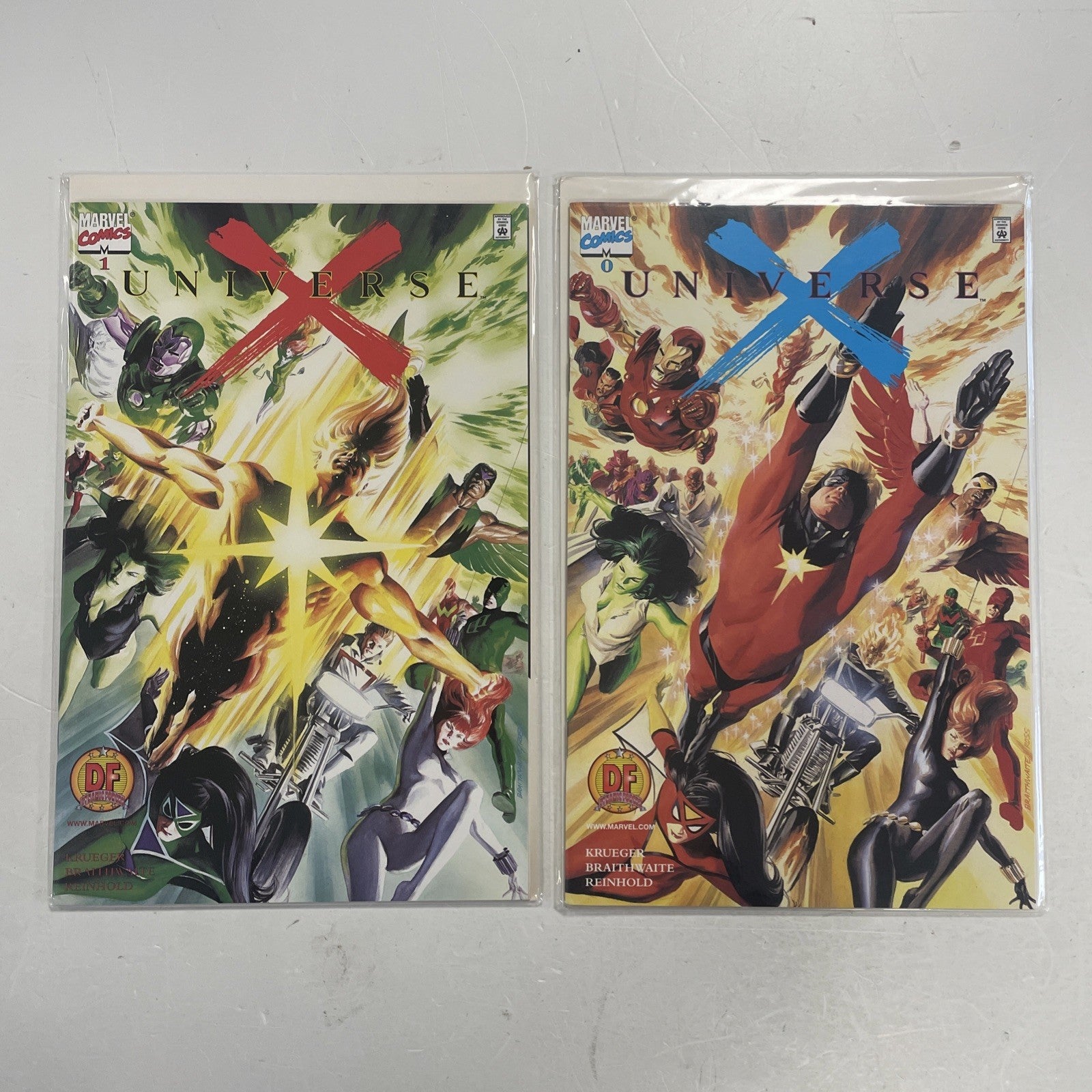 Earth X #0 #1 1999 NM Dynamic Forces Variants0