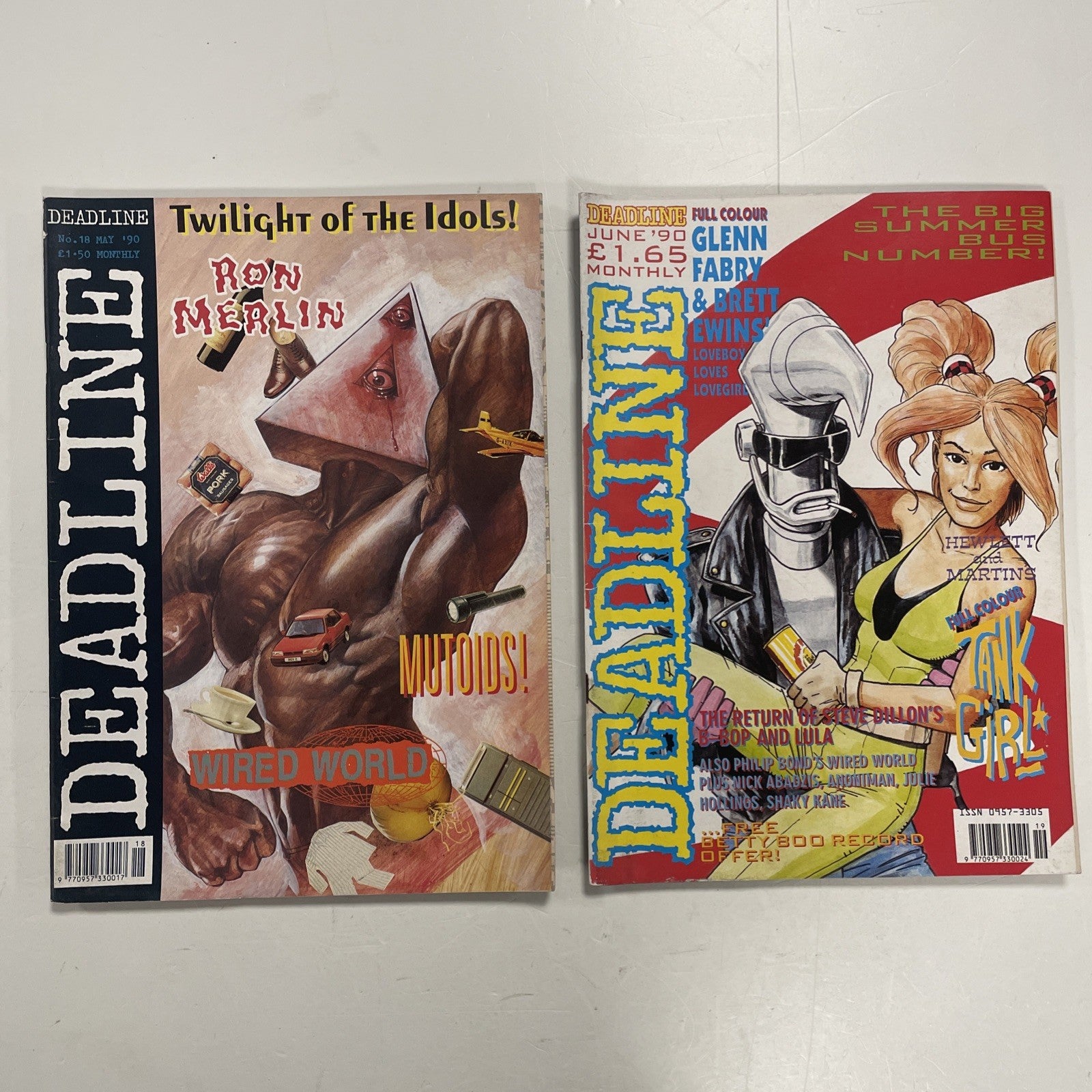 22 issues Deadline #5-9 #14-22 #24 & More 1989 Reader Copies **8