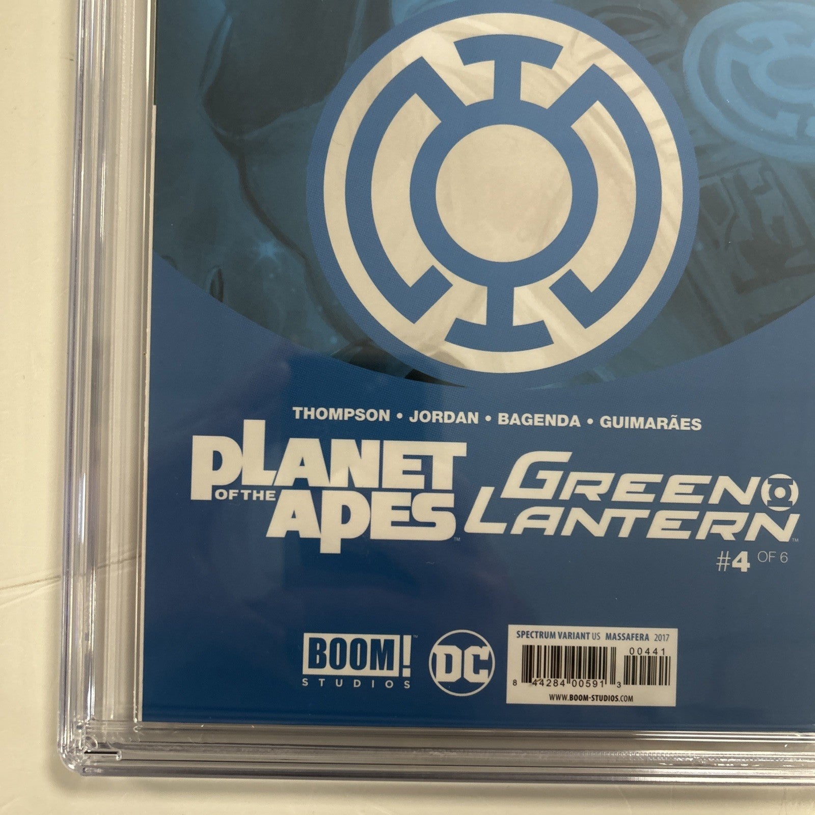 Planet of the Apes/Green Lantern #4 2017 CGC 9.8  Massafera 1:40 Virgin Variant14
