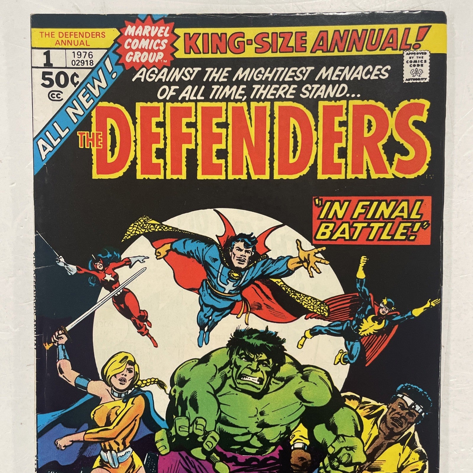 Defenders Annual #1 1976 FN King Size1