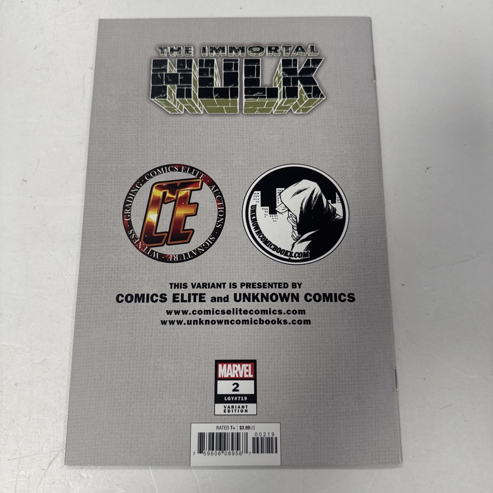 Immortal Hulk #2 2018 NM Gabriele Dell’Otto 5th Print Variant3