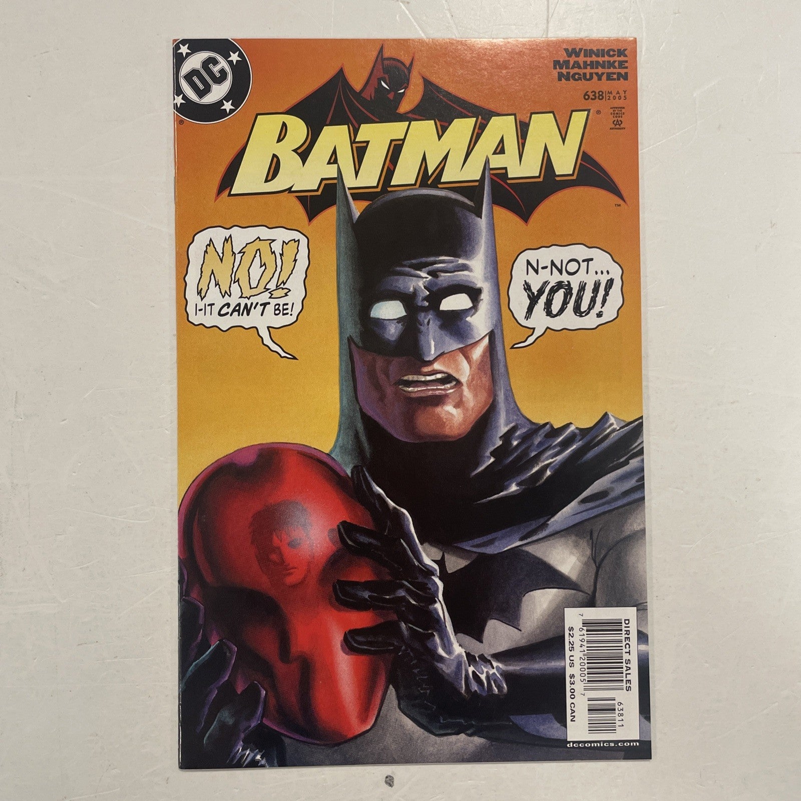 Batman #638 2005 VF/NM Red Hood Revealed to be Jason Todd 1st Print0