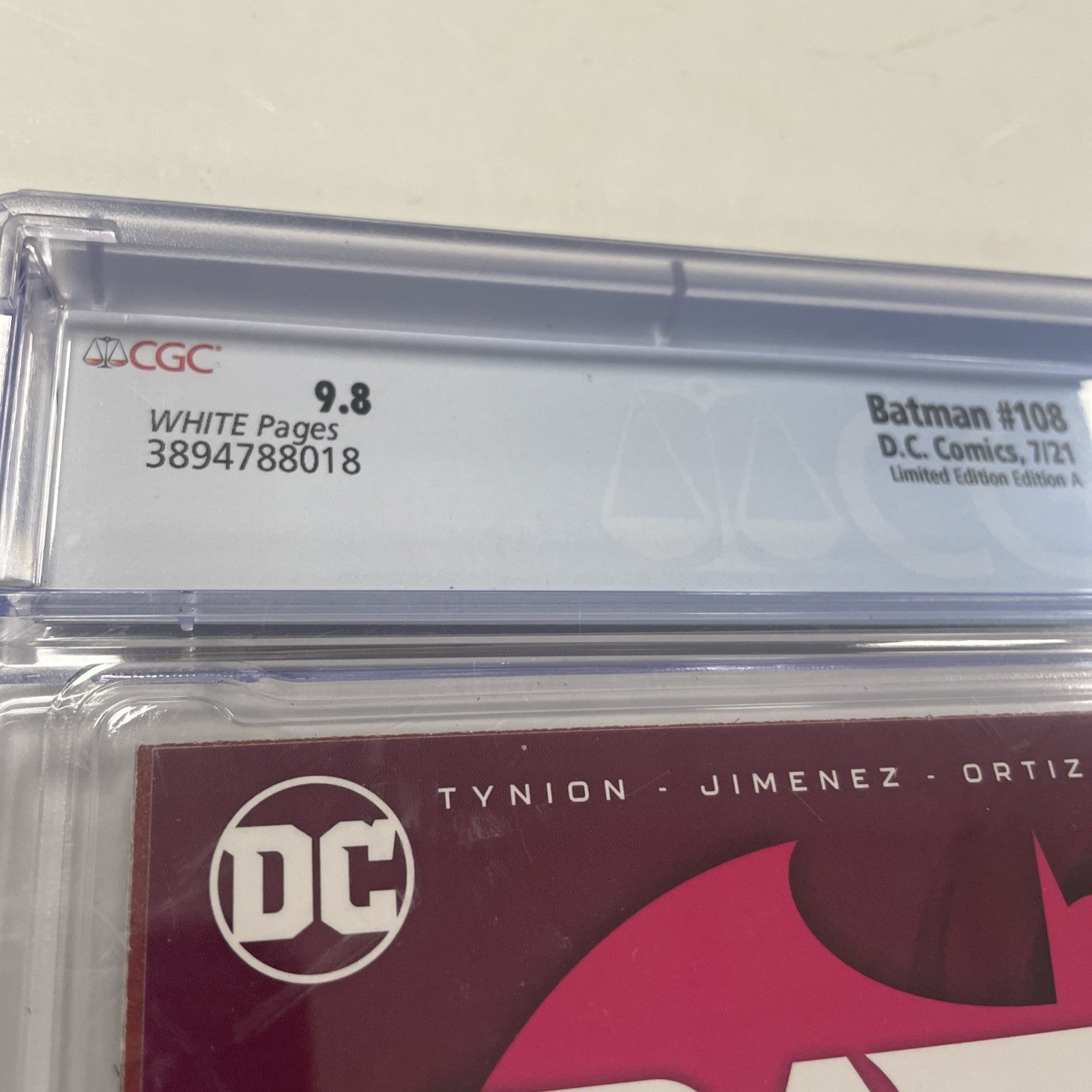 Batman #108 2021 CGC 9.8 1st App. of Miracle Molly X2 Variants **Cases cracked**16
