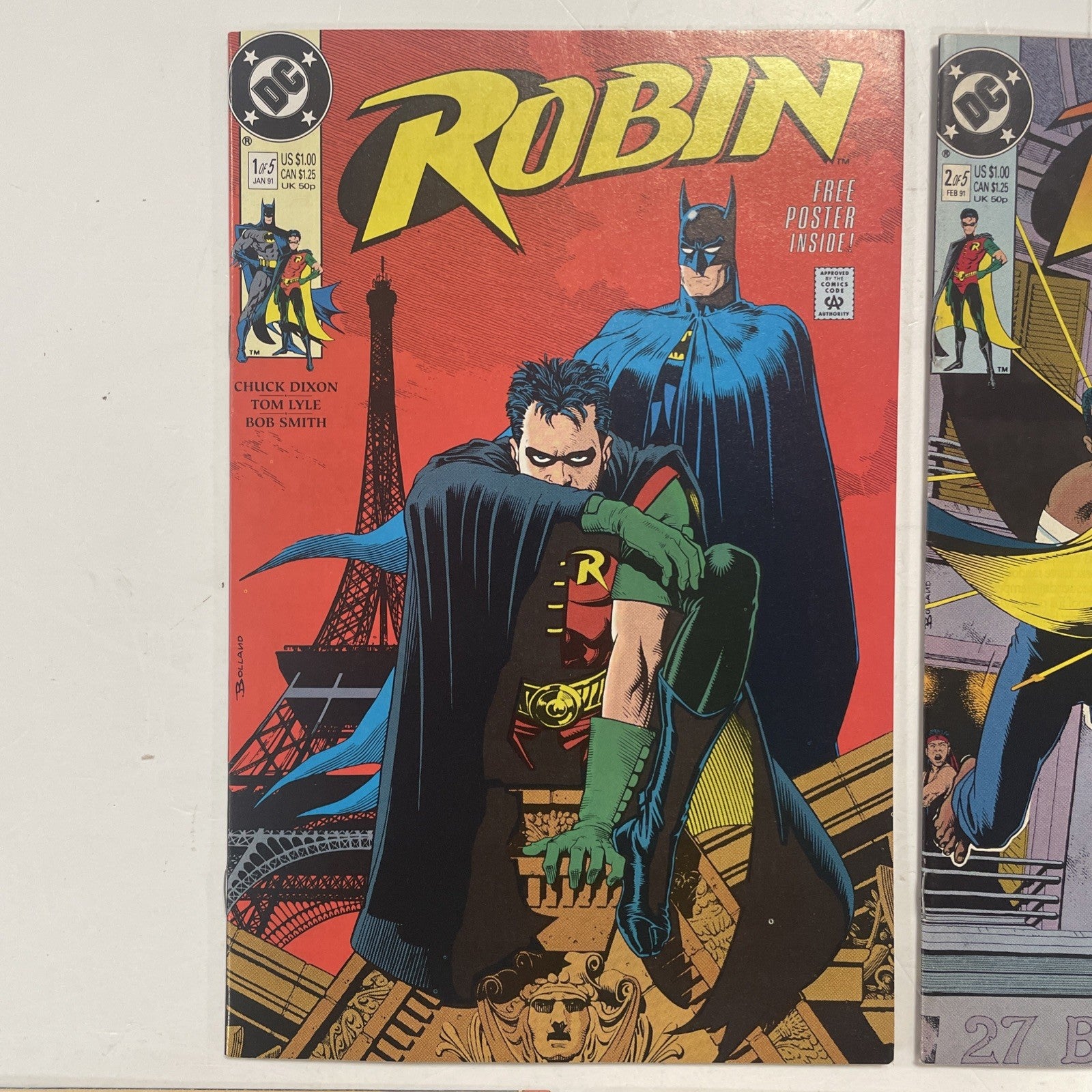 Robin #1-5 1991 Complete Set1