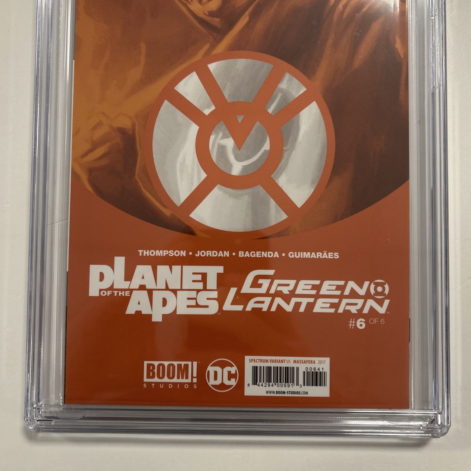 Planet of the Apes/Green Lantern #6 2017 CGC 9.8 Massafera 1:40 Virgin Variant11