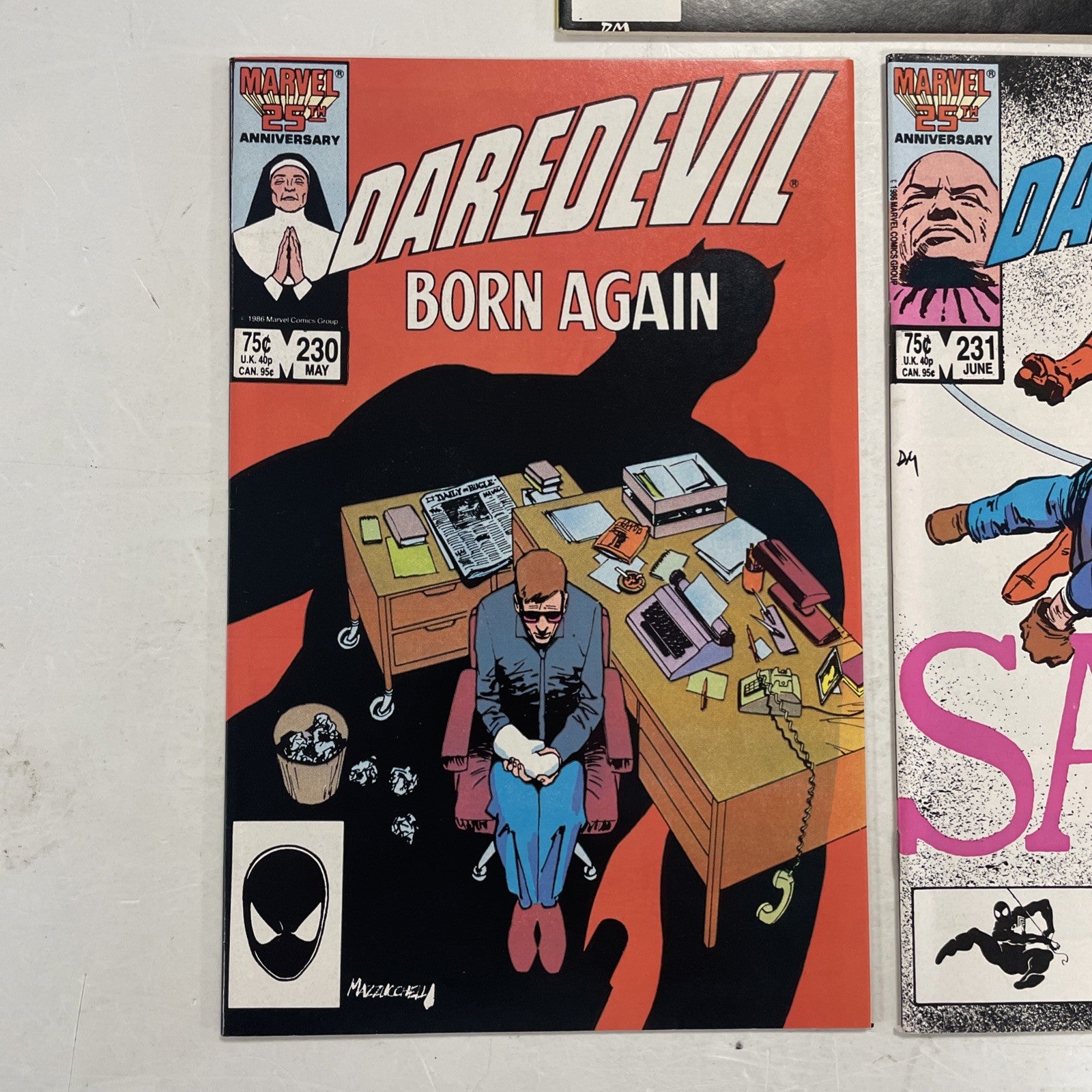 Daredevil #227-233 1986 Complete Born Again Storyline High Grade 7 Issues4