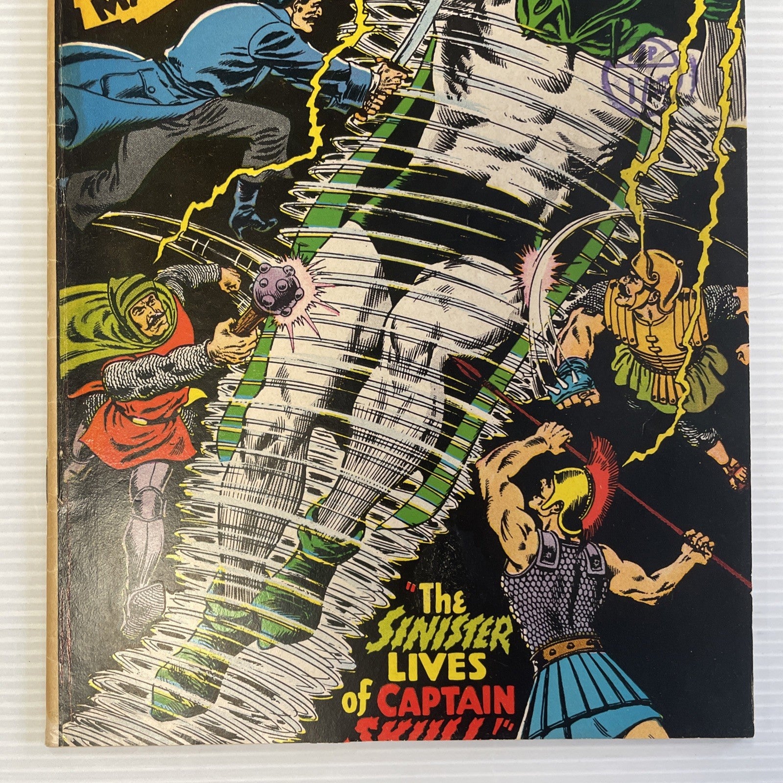 The Spectre #1 1967 VG 1st in Own Title Pence Stamp **stain down spine2