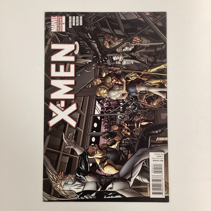 X-Men #4 2010 VF 2nd Print Variant Blade Vs Dracula0