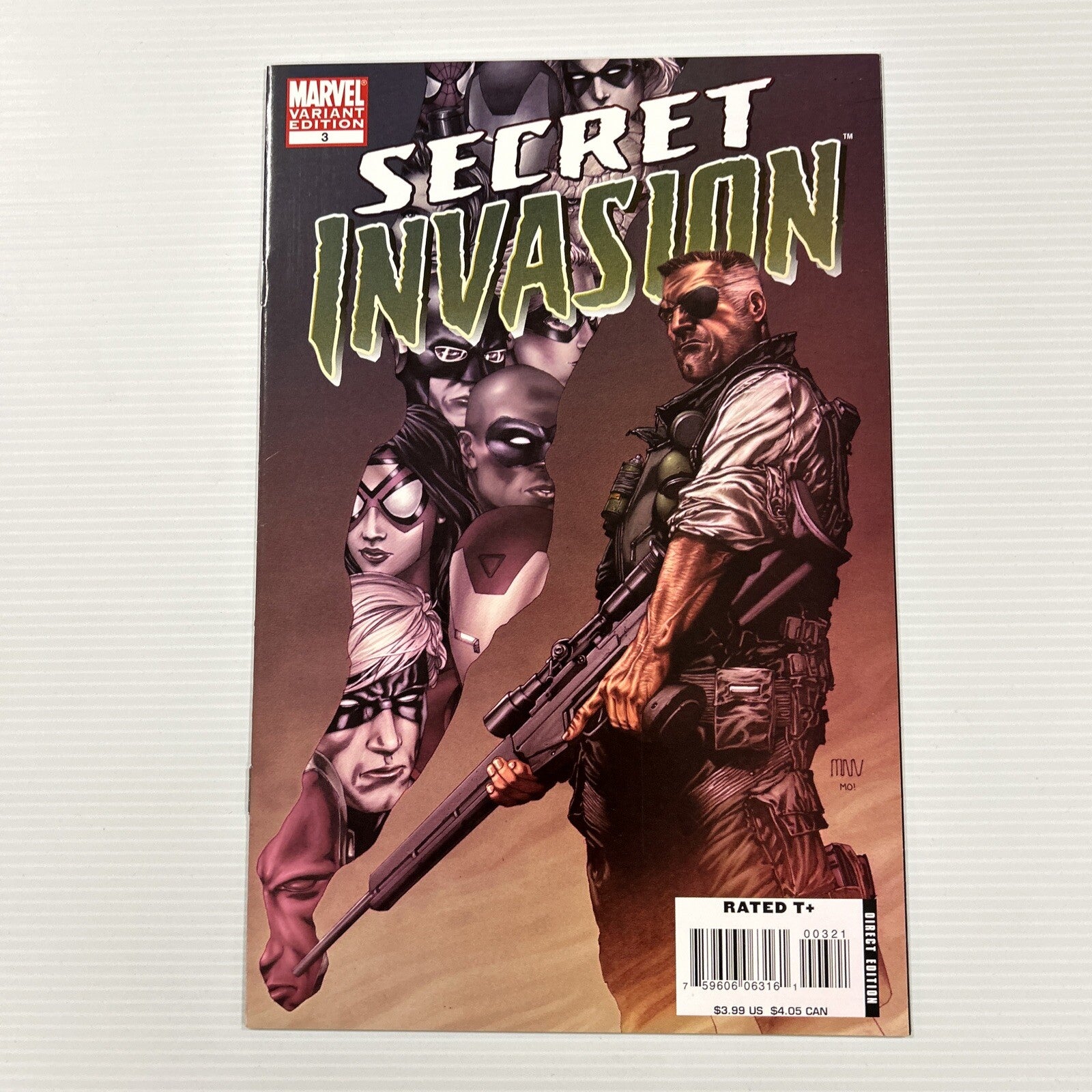 Secret Invasion #1-4 2008 NM Leinil Yu & More Variants13