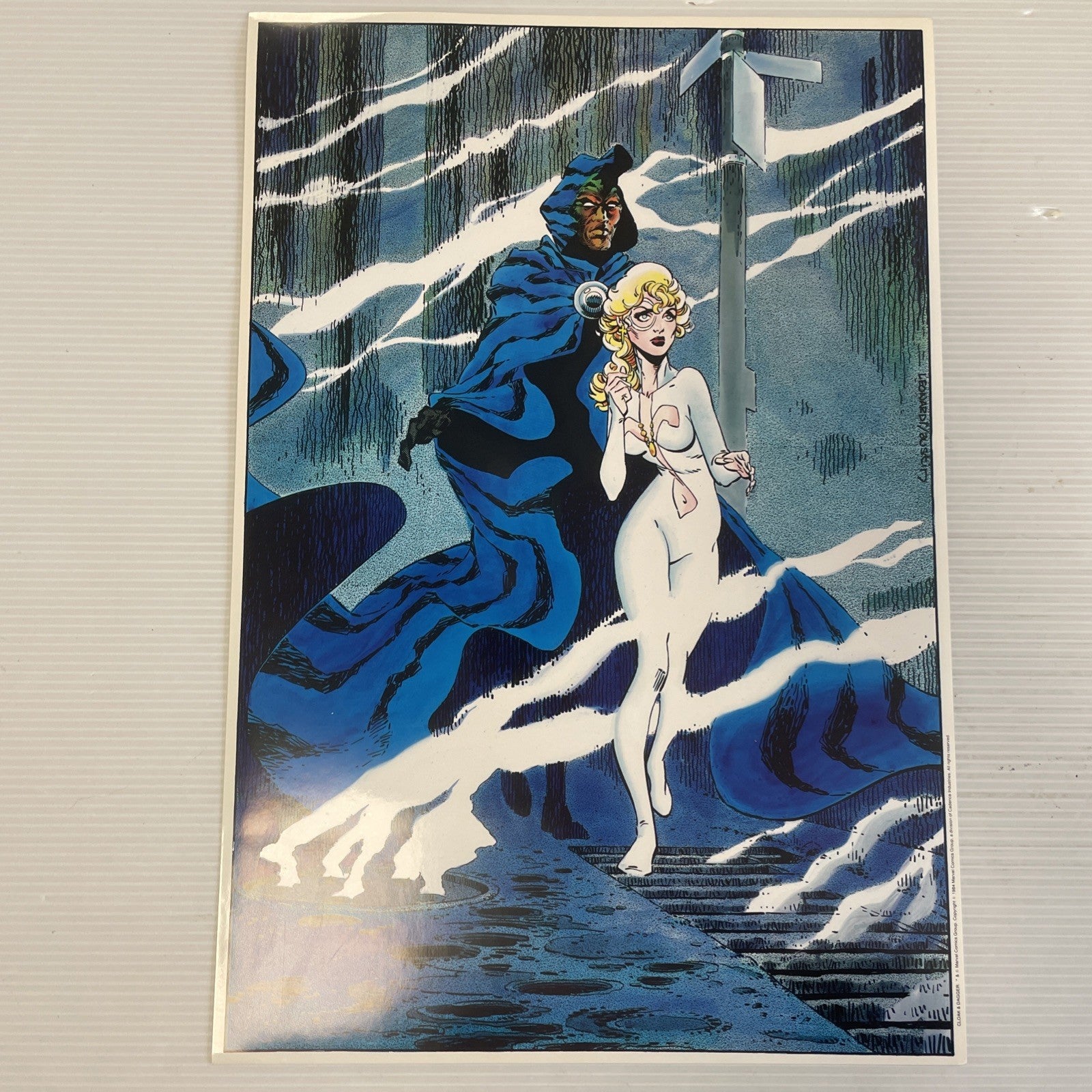 Marvel Press Cloak and Dagger Portfolio Prints 1984 Set 10 Rick Leonardi Art (1)9