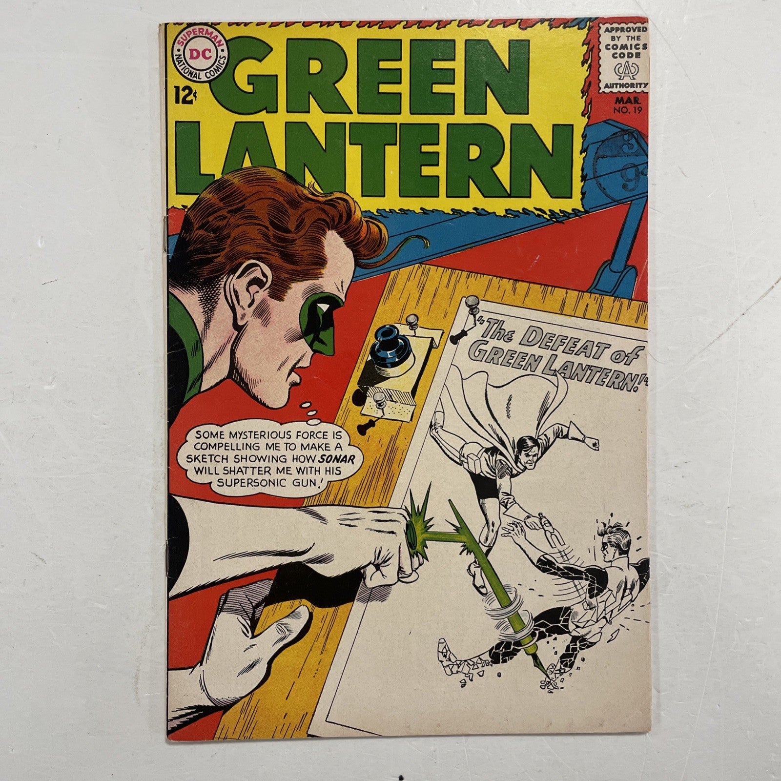 Green Lantern #19 1963 VG/FN Pence Stamp0