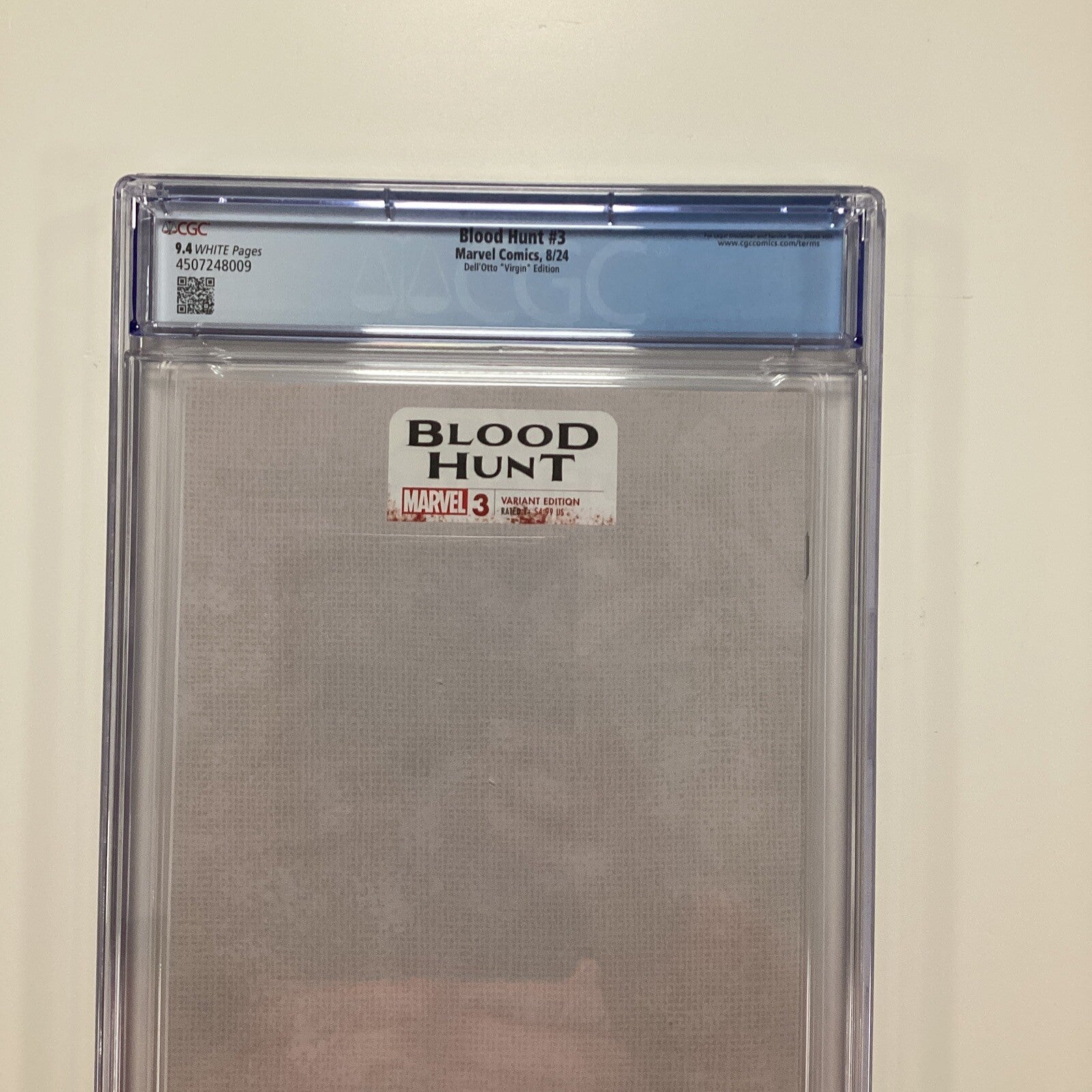 Blood Hunt #3 2024 CGC 9.4 Gabriele Dell’otto Virgin Variant Cover3