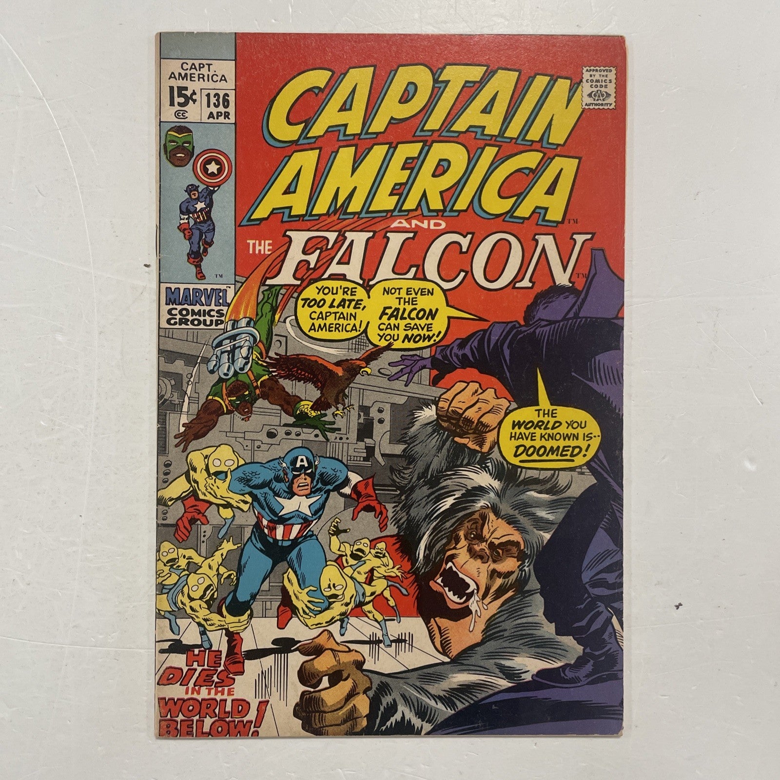 Captain America #136 1971 FN0