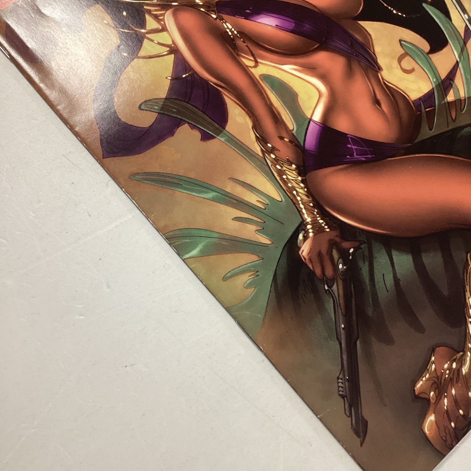 Warlord Of Mars #2 2010 VF J. Scott Campbell Variant Cover4