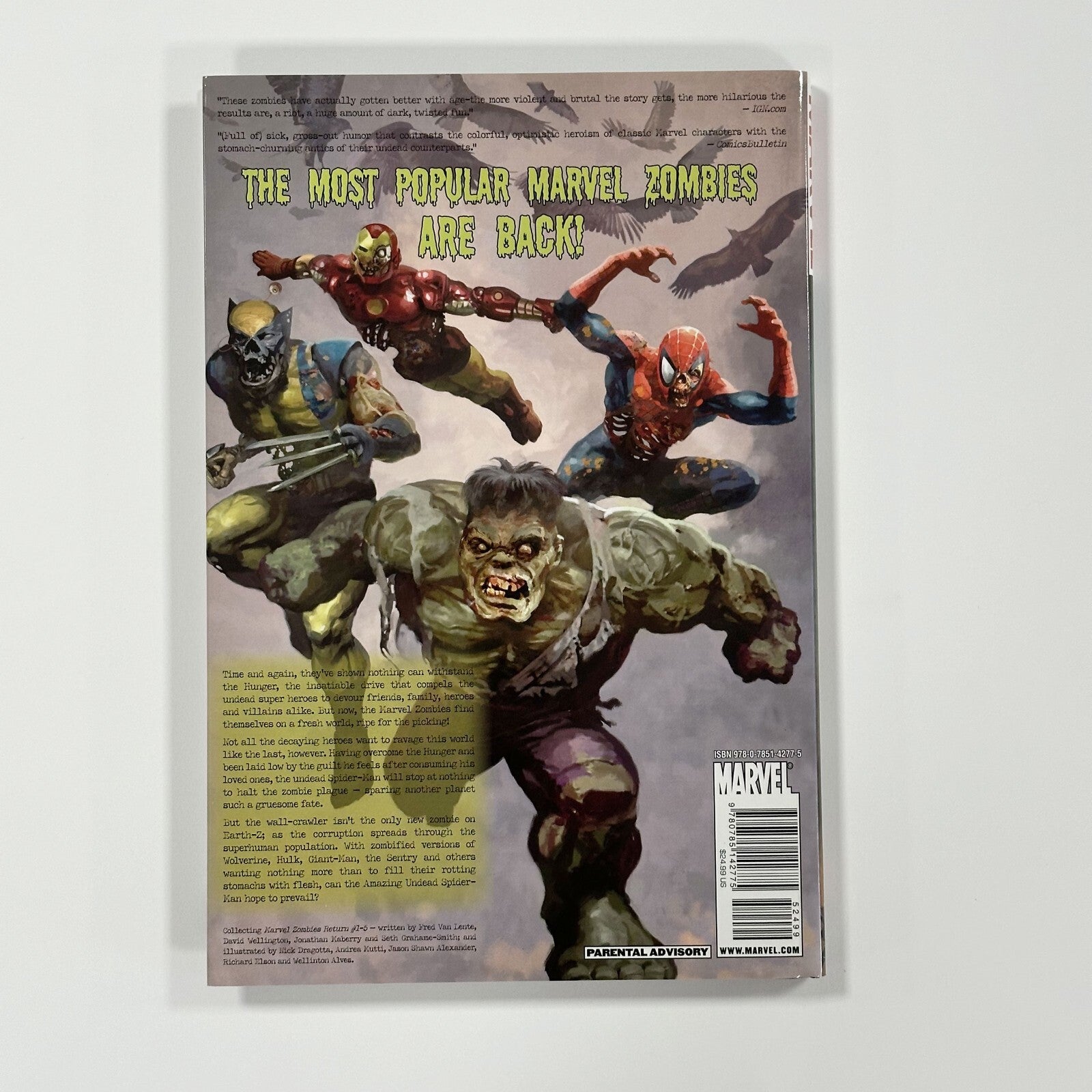 Marvel Zombies Return 2009 1st Print Marvel Graphic Novel4