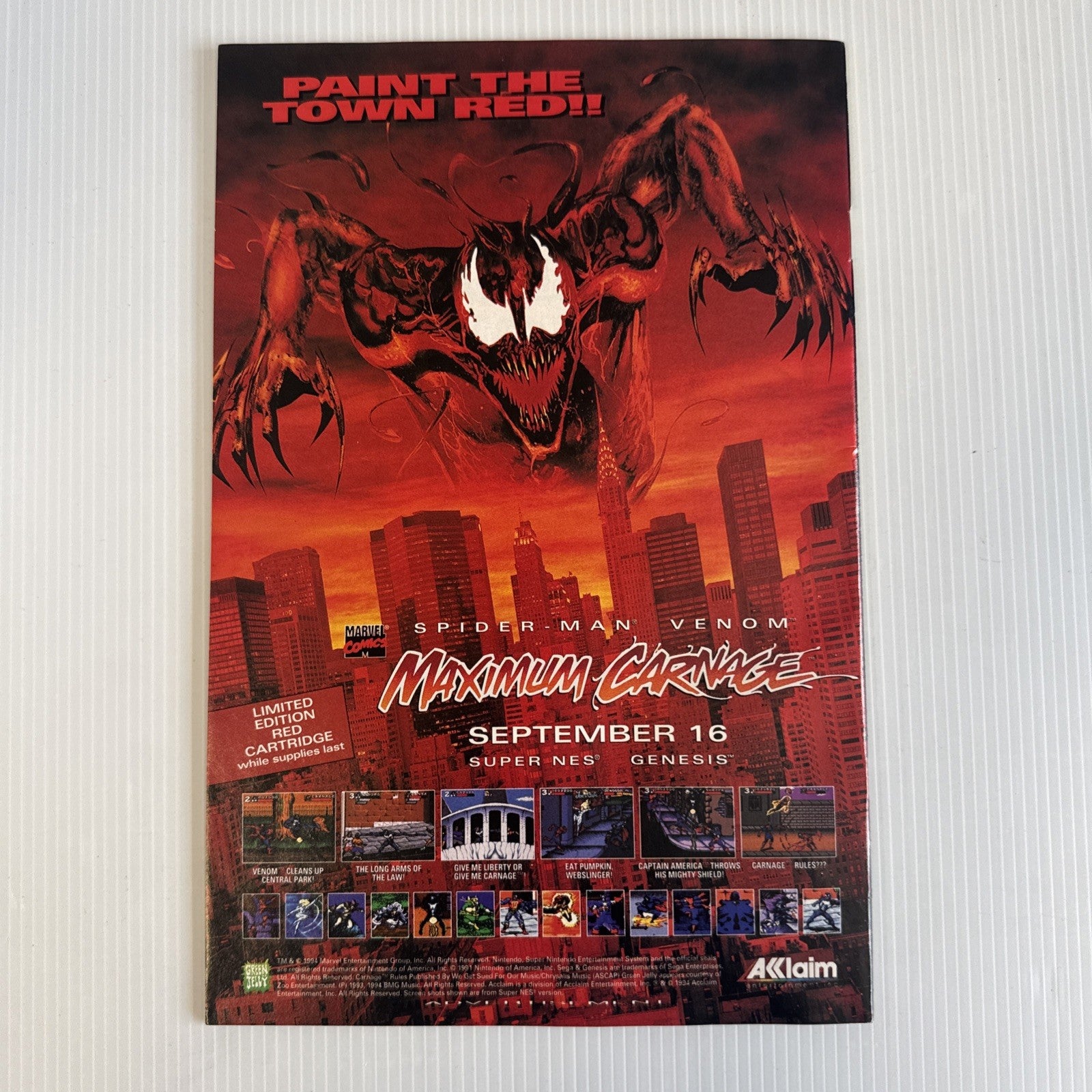 Web of Spider-Man #118 1994 VF+ 1st Appearance of Scarlet Spider3