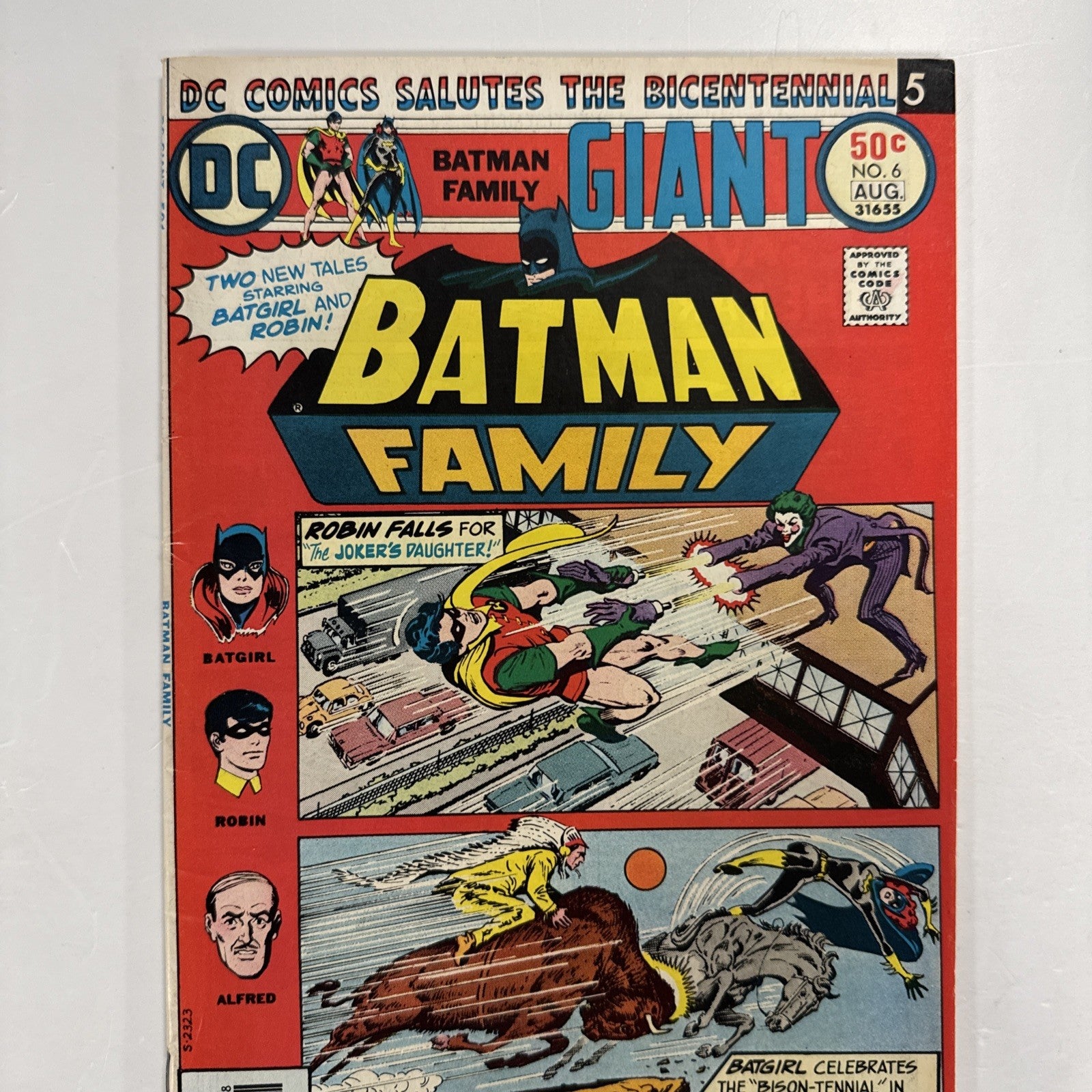Batman Family Giant #6  1975 FN 1st Appearance of Joker's Daughter1
