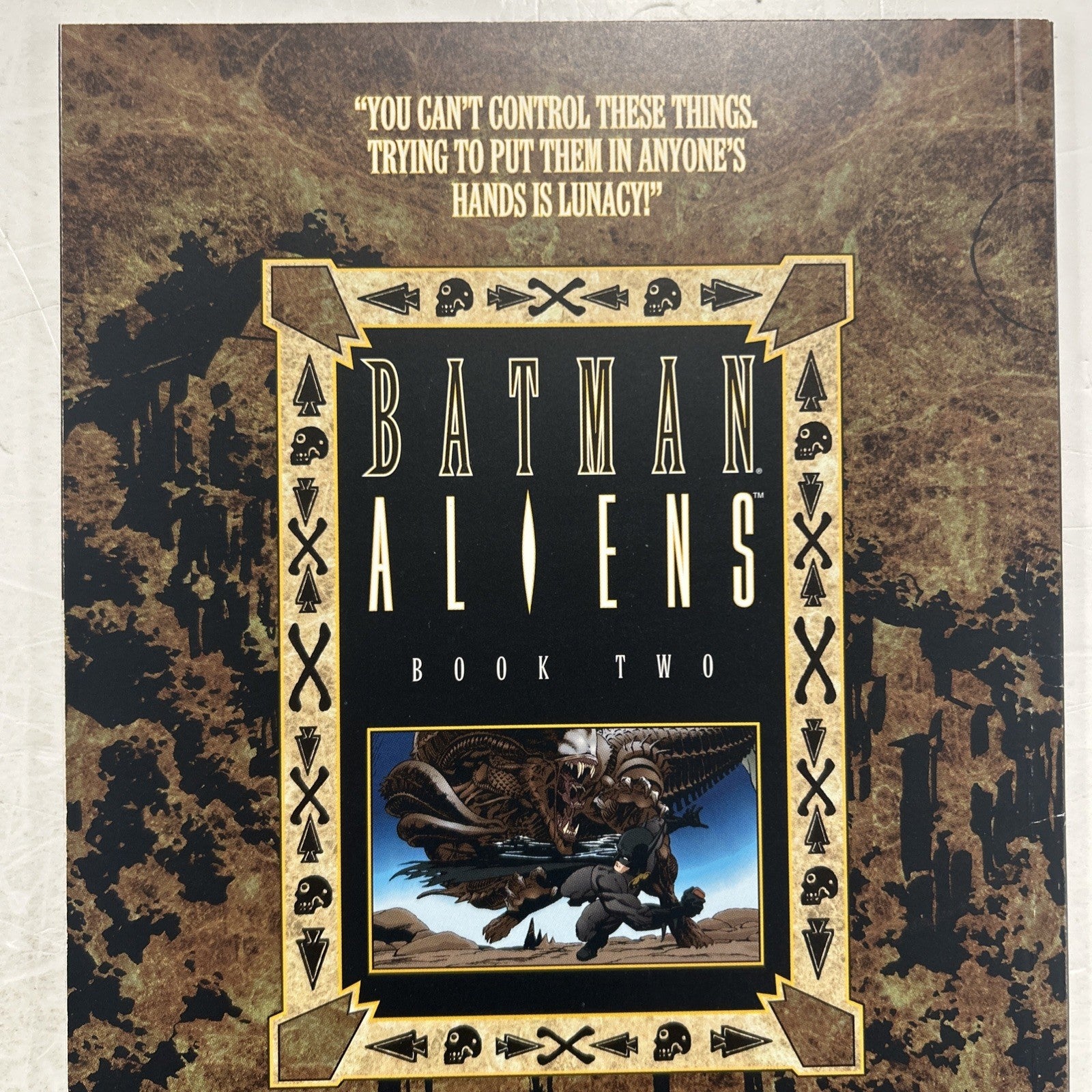 Batman Aliens Book #1-2 1997 VF Dark Horse Comics DC Comics TPB15